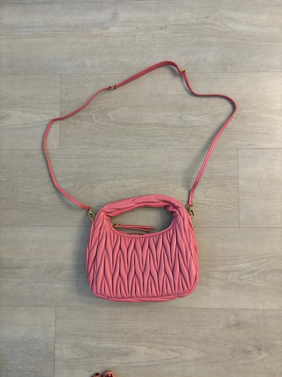 Miu Miu Miu Miu Small Wander matelassé nappa leather hobo bag Size ONE SIZE - 3 Thumbnail