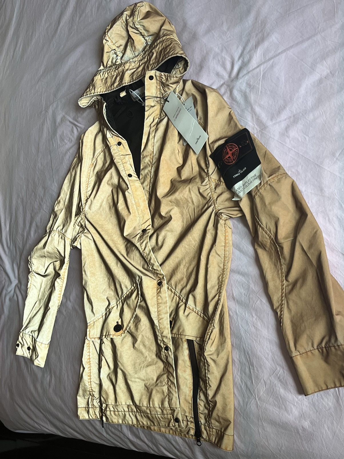 Stone Island Stone Island Orange Dust Reflective Parka M Size US M / EU 48-50 / 2 - 6 Thumbnail