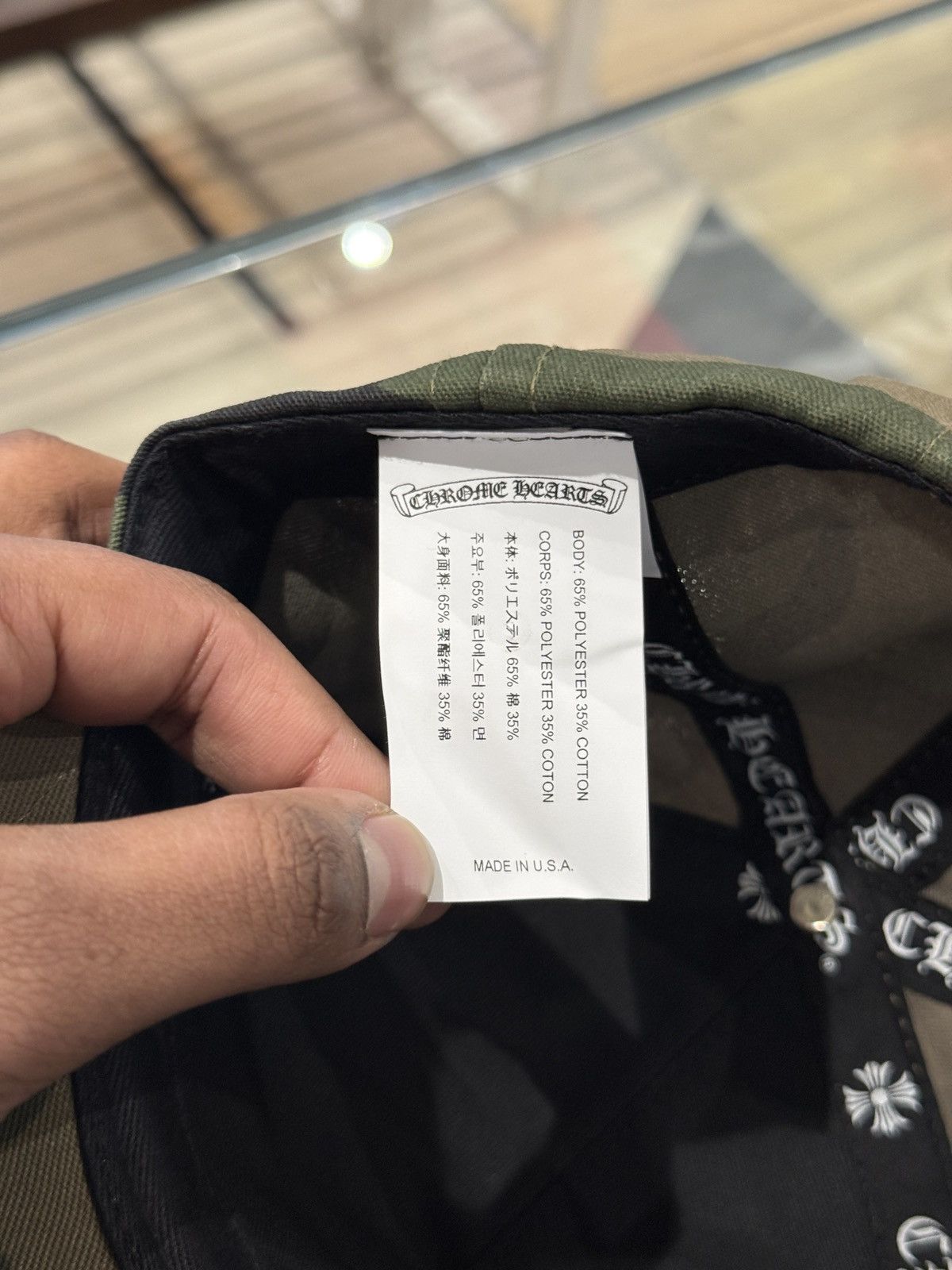 Chrome Hearts Chrome Hearts CH Baseball Hat Camo Size ONE SIZE - 8 Thumbnail