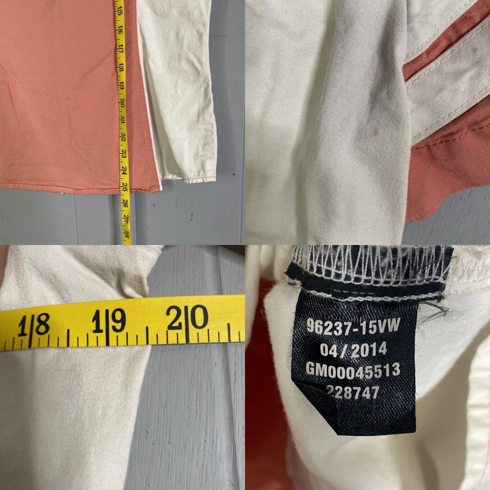 Harley Davidson VTG Y2K HARLEY-DAVIDSON GENUINE MOTORS ORANGE WHITE ZIP-UP SHIRT M Womens V-Neck Short Sleeve Slim Fit Cotton Blend Embroidered Zip Vintage: Yes Size M / US 6-8 / IT 42-44 - 9 Thumbnail
