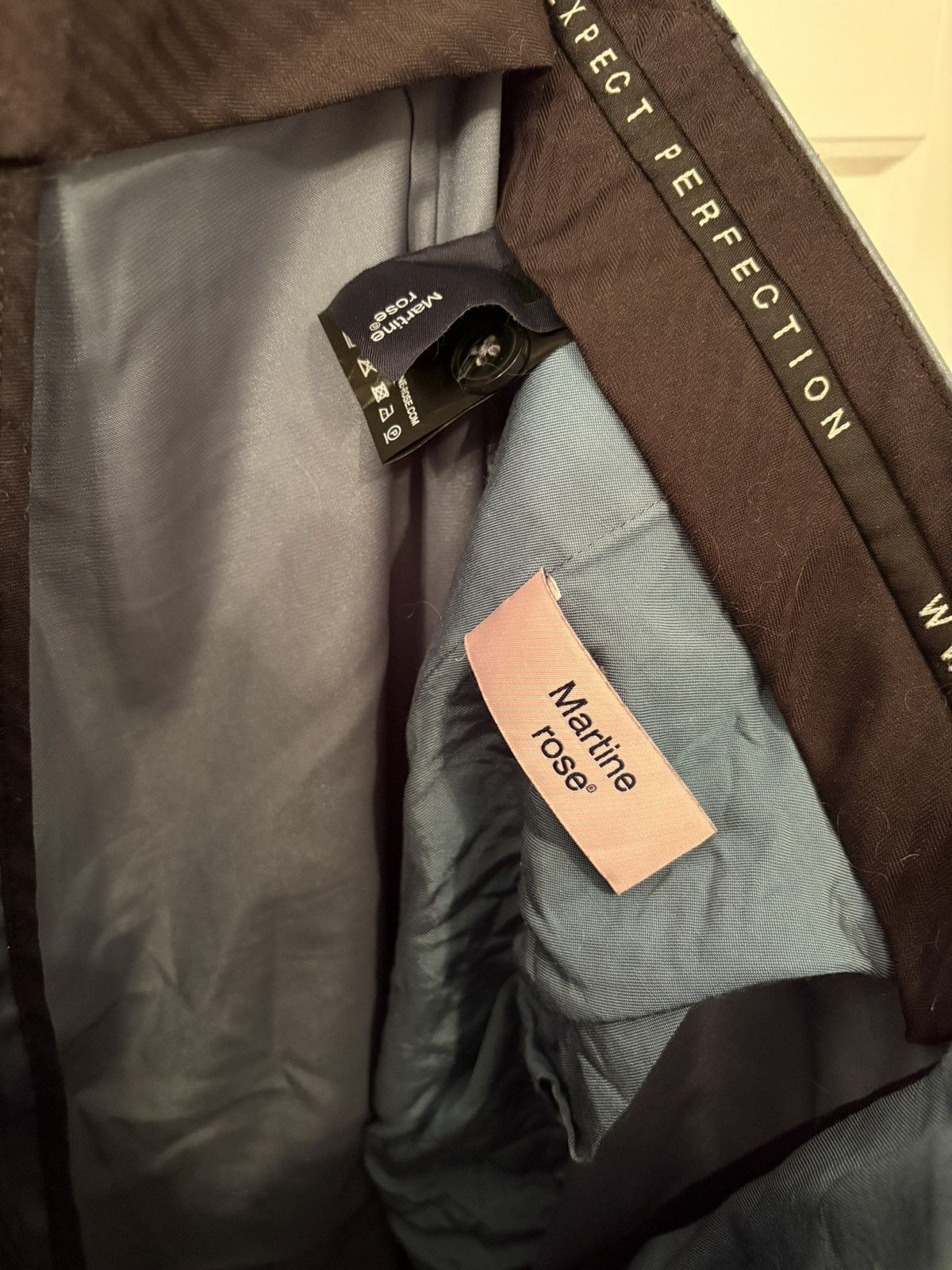 Martine Rose Martine Rose Straight-Leg Shiny Trousers Size US 30 / EU 46 - 5 Thumbnail