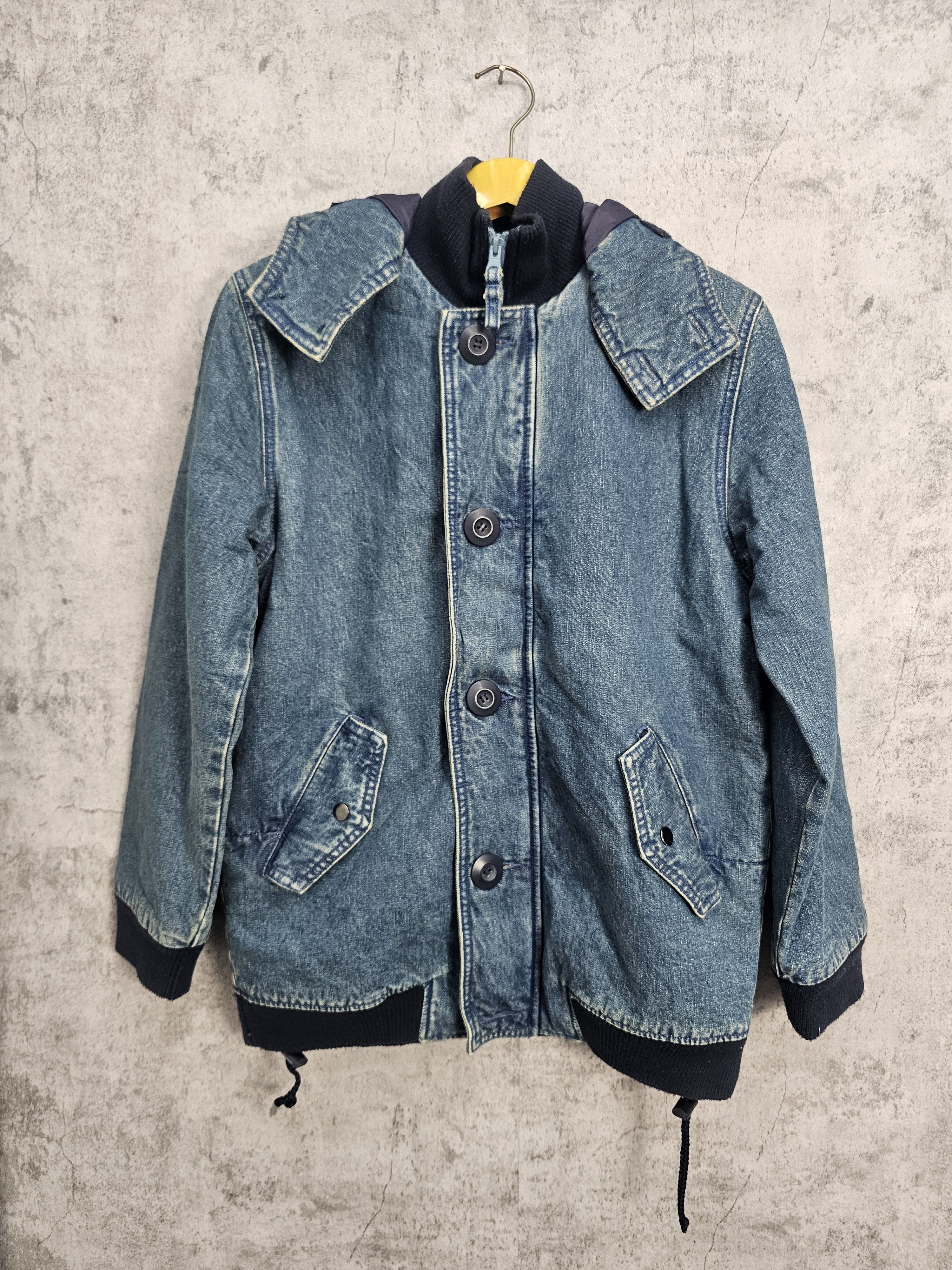 Other Japanese Brand RM Denim Heavy Boomber Jacket J0006 Size US S / EU 44-46 / 1 - 1 Thumbnail