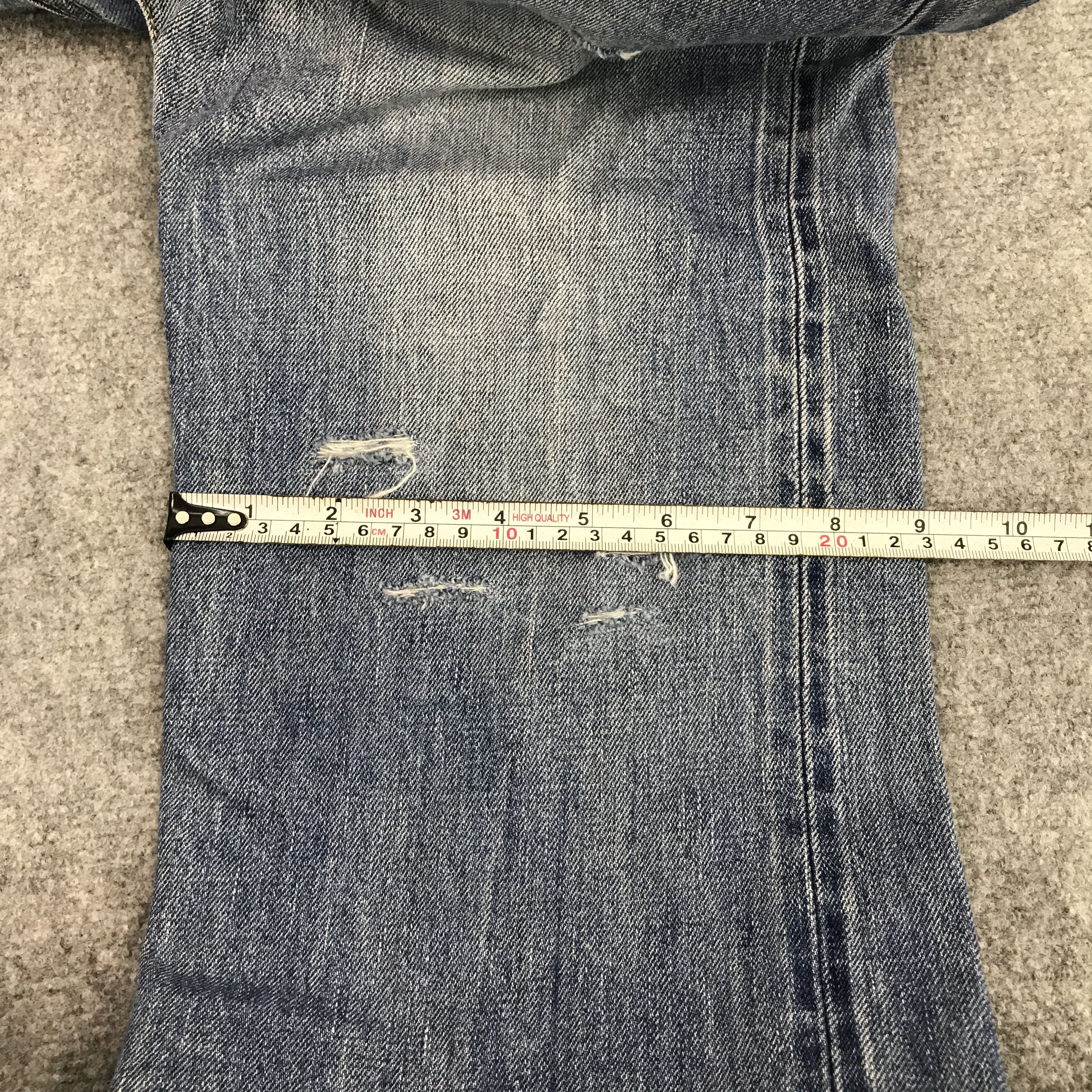 Edwin × Japanese Brand Denim Redline edwin Japan distressed style jean Pants Size US 33 - 6 Thumbnail