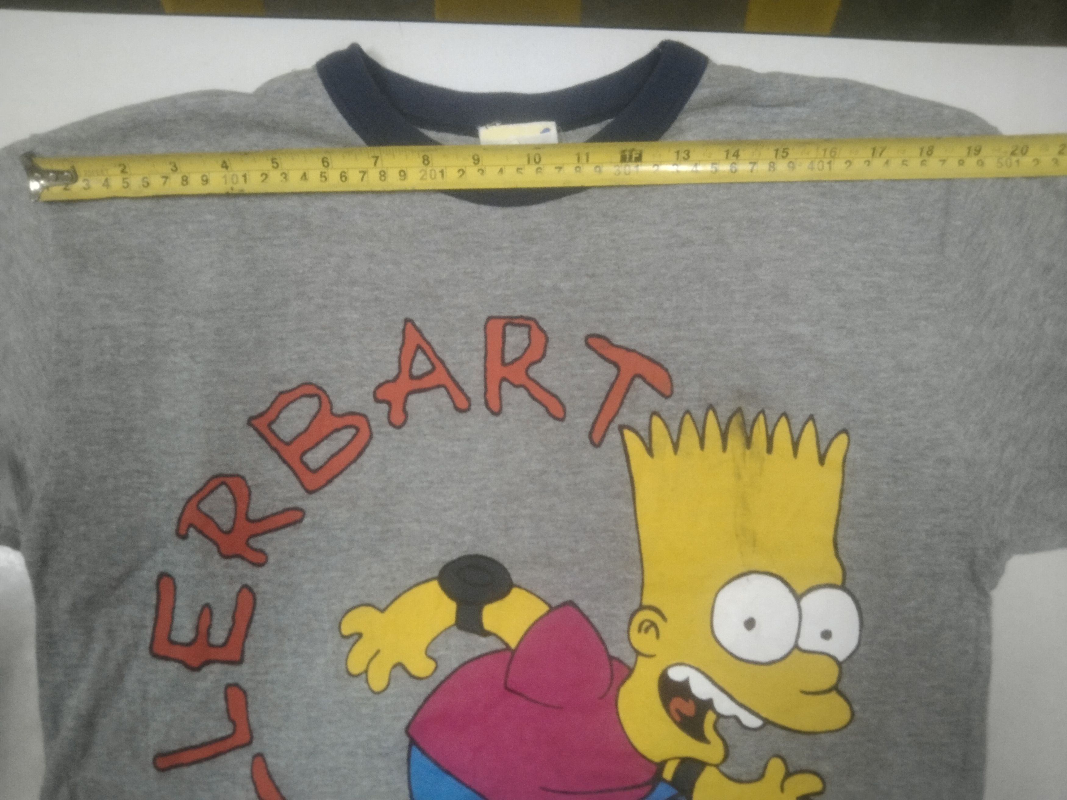 Cartoon Network × The Simpsons Bart Simpson ringer T-Shirt Size US M / EU 48-50 / 2 - 8 Thumbnail