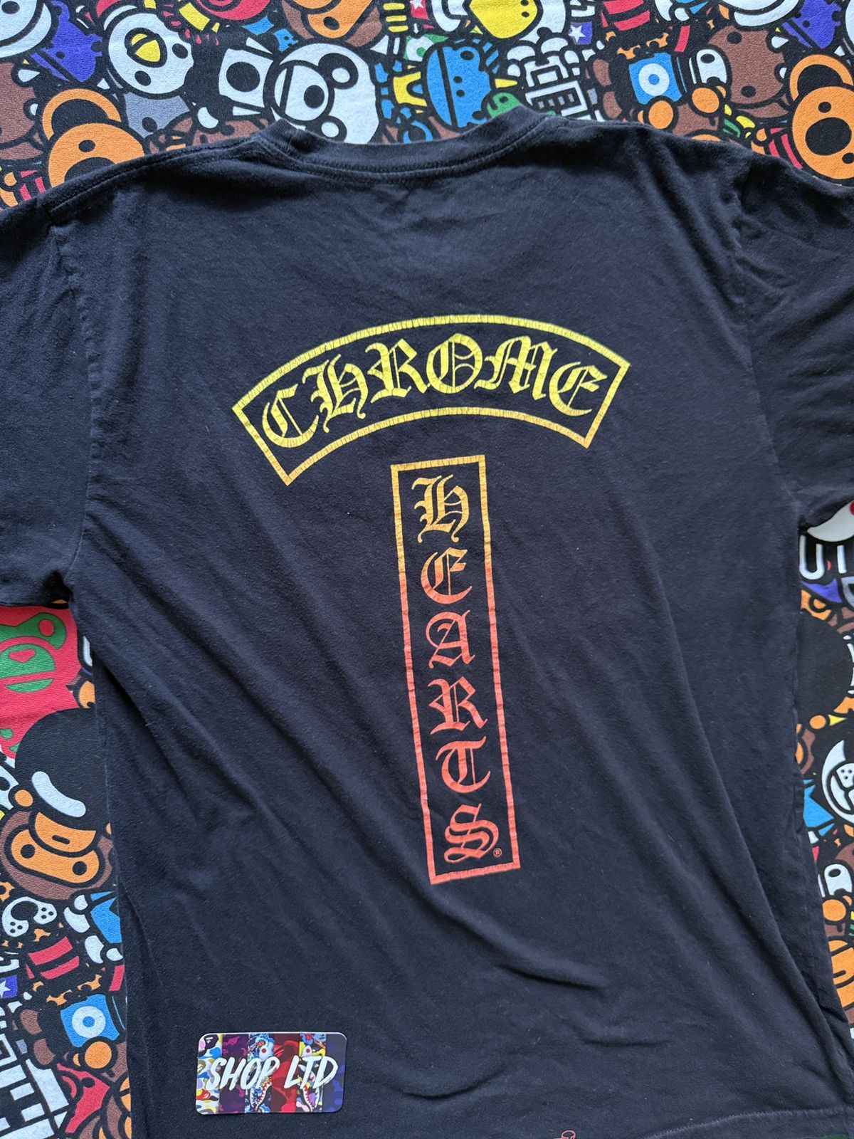 Chrome Hearts Chrome Hearts Black Gradient Pocket Logo Tee Size US M / EU 48-50 / 2 - 12 Thumbnail