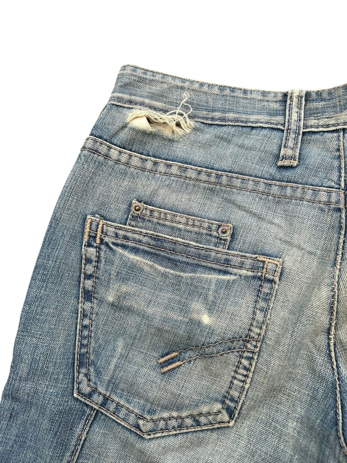 Neil Barrett Neil Barrett Punk Bondage Style Distressed Italy Denim Jeans Size US 32 / EU 48 - 18 Thumbnail