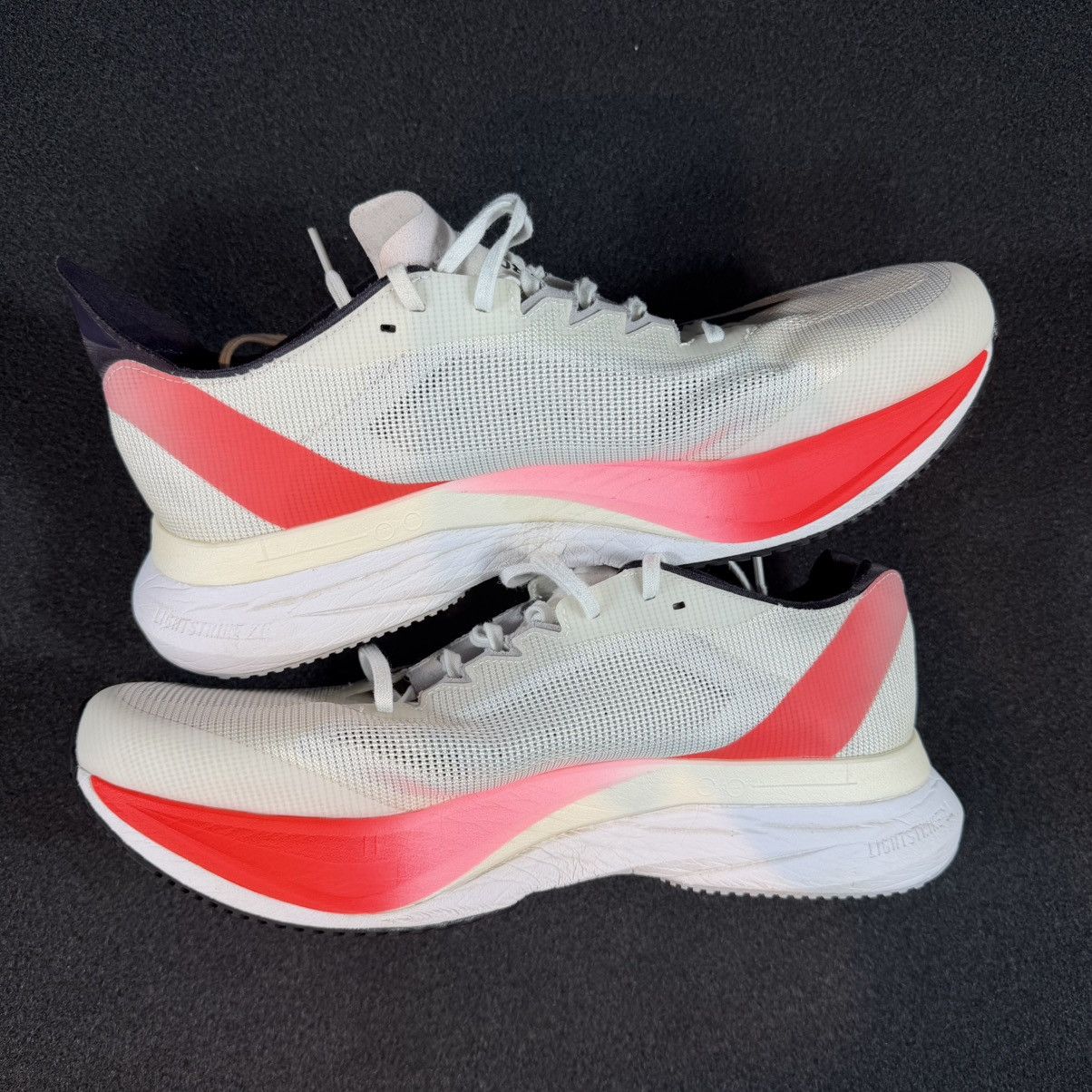 Adidas RARE SAMPLE Adidas Adizero Boston 12 (White/Red) Size US 9 / EU 42 - 2 Thumbnail