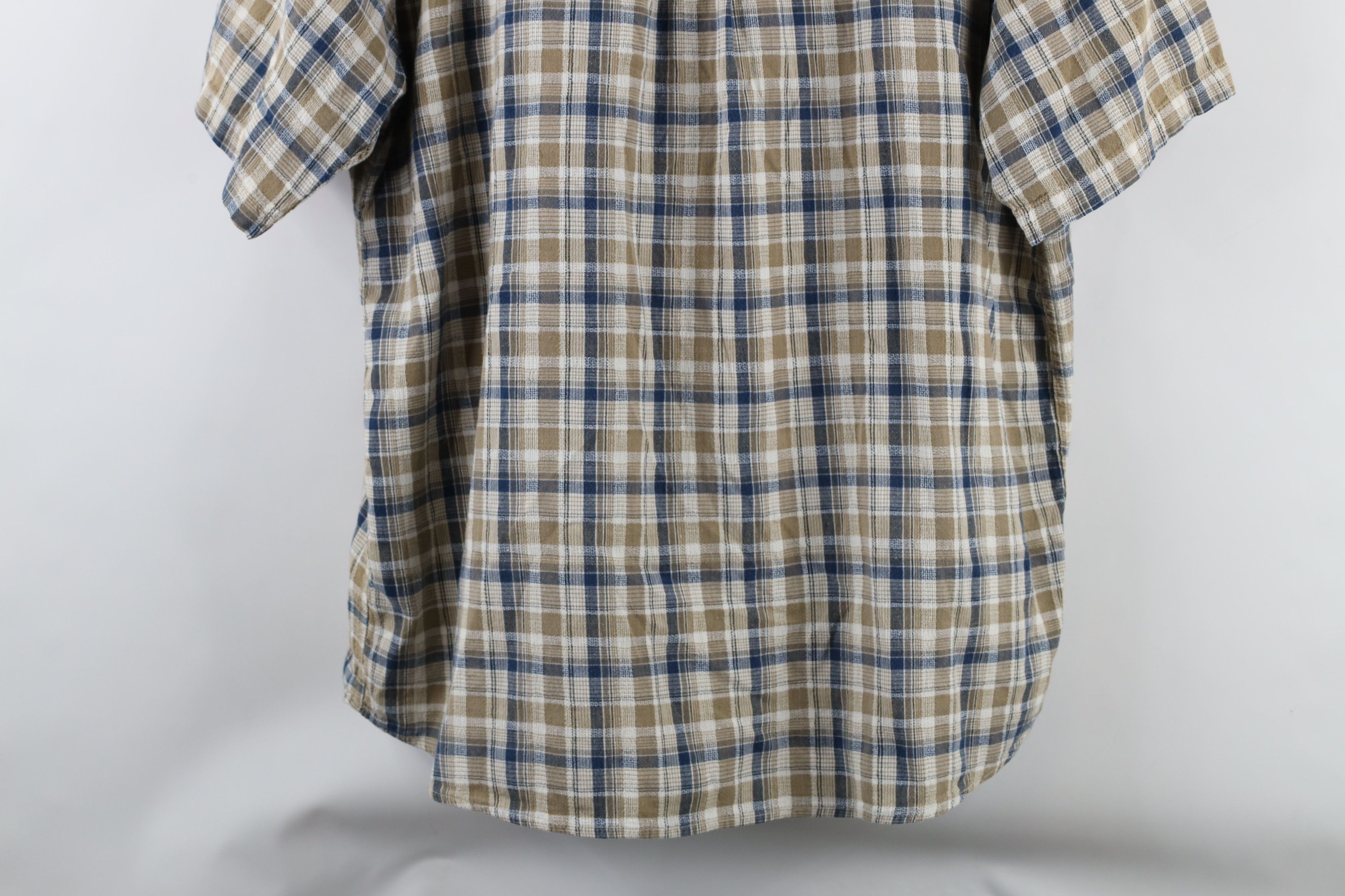 Vintage Vintage 90s Streetwear Weave Short Sleeve Button Down Shirt Size US XL / EU 56 / 4 - 8 Thumbnail
