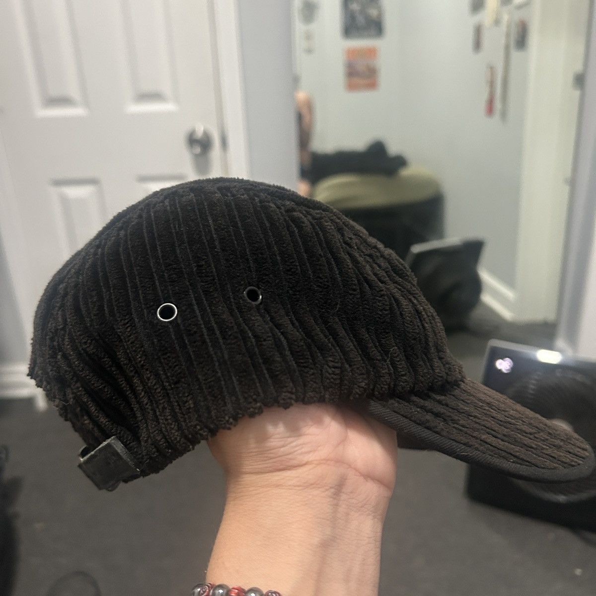 Supreme FW15 Supreme Hi-Lo Corduroy Black Hat Box logo Vintage Size ONE SIZE - 4 Thumbnail