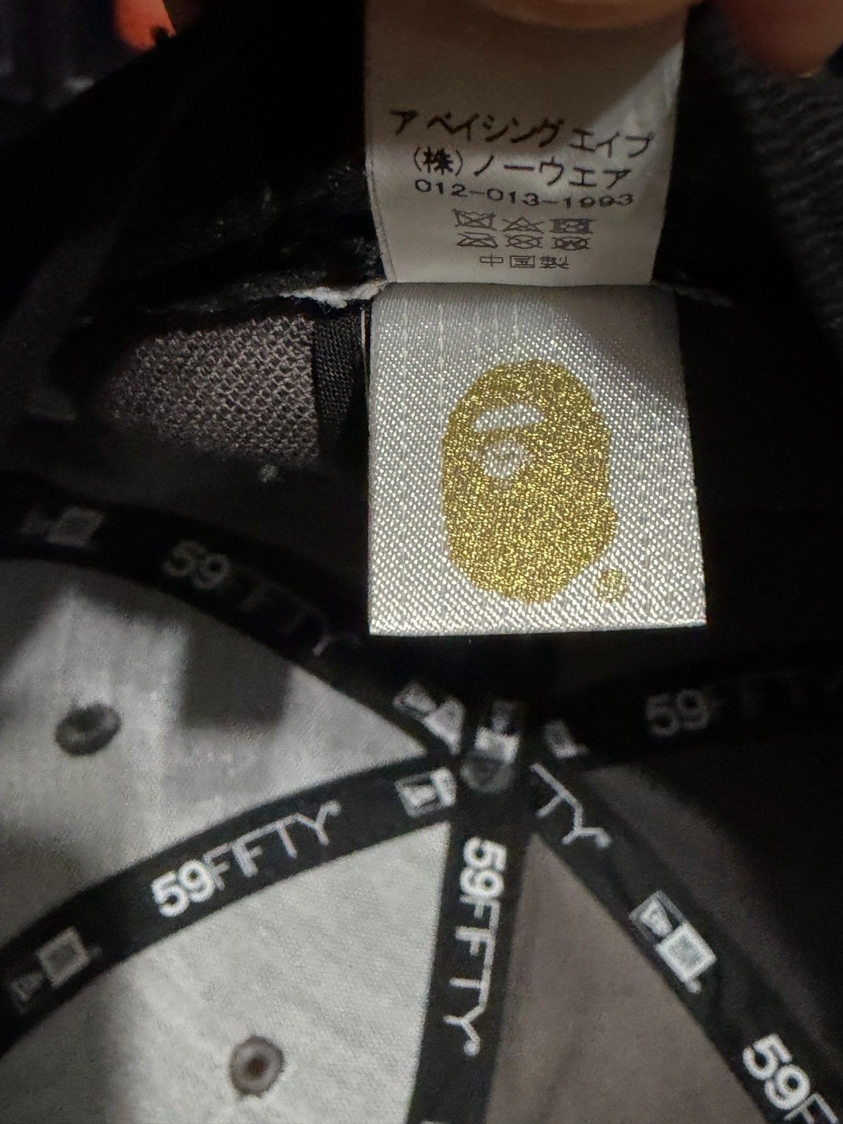 Bape BAPE x MLB New Era 59Fifty Fitted Cap Sox Camo Black 7 1/2 Size ONE SIZE - 10 Thumbnail