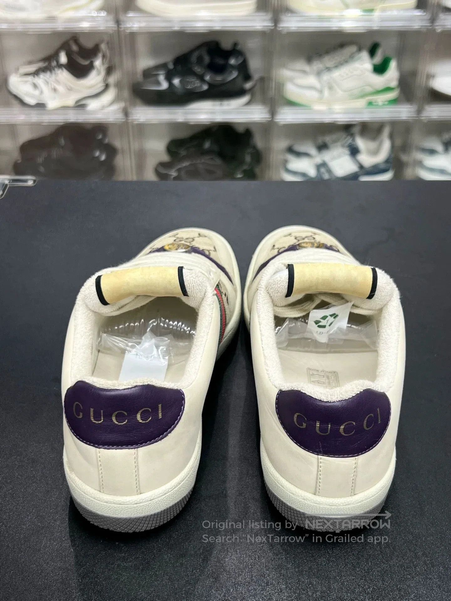 Gucci gucci gg dirty shoes in black and beige. Size US 7.5 / EU 40-41 - 7 Thumbnail