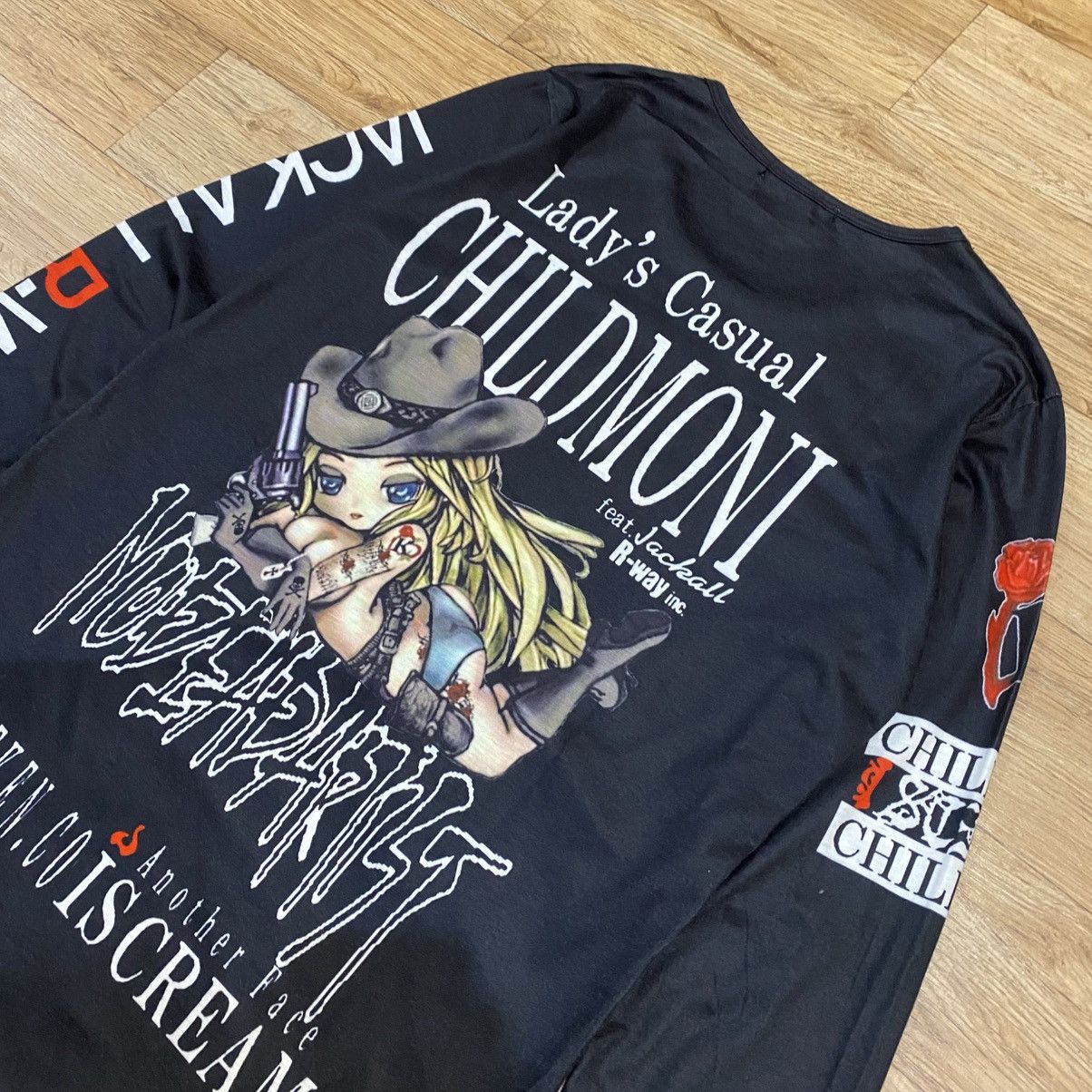 Hysteric Glamour 2000s Jackall NoDead Artist Feat Jackall Long Sleeve T-Shirt Size US M / EU 48-50 / 2 - 9 Thumbnail
