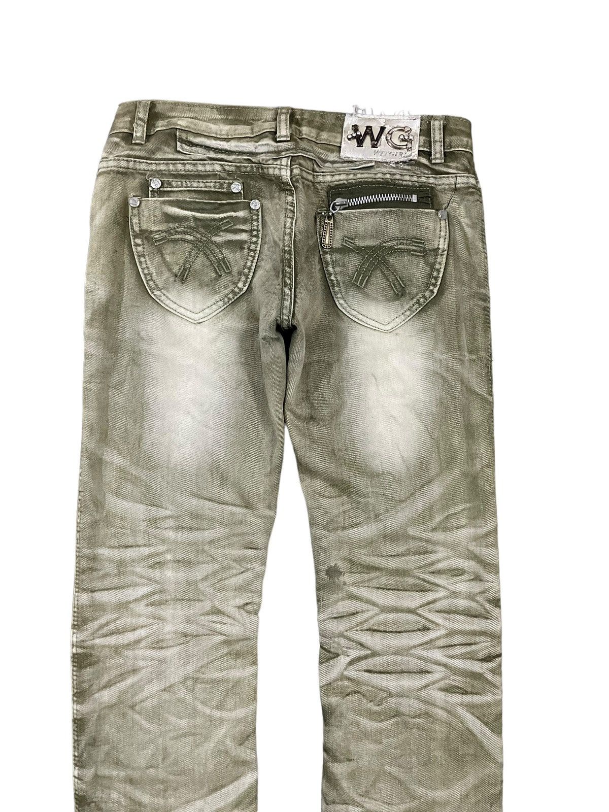 Japanese Brand Vintage Japanese Brand Streetstyle Mossy Wash Slim Jeans Size 30" / US 8 / IT 44 - 8 Thumbnail