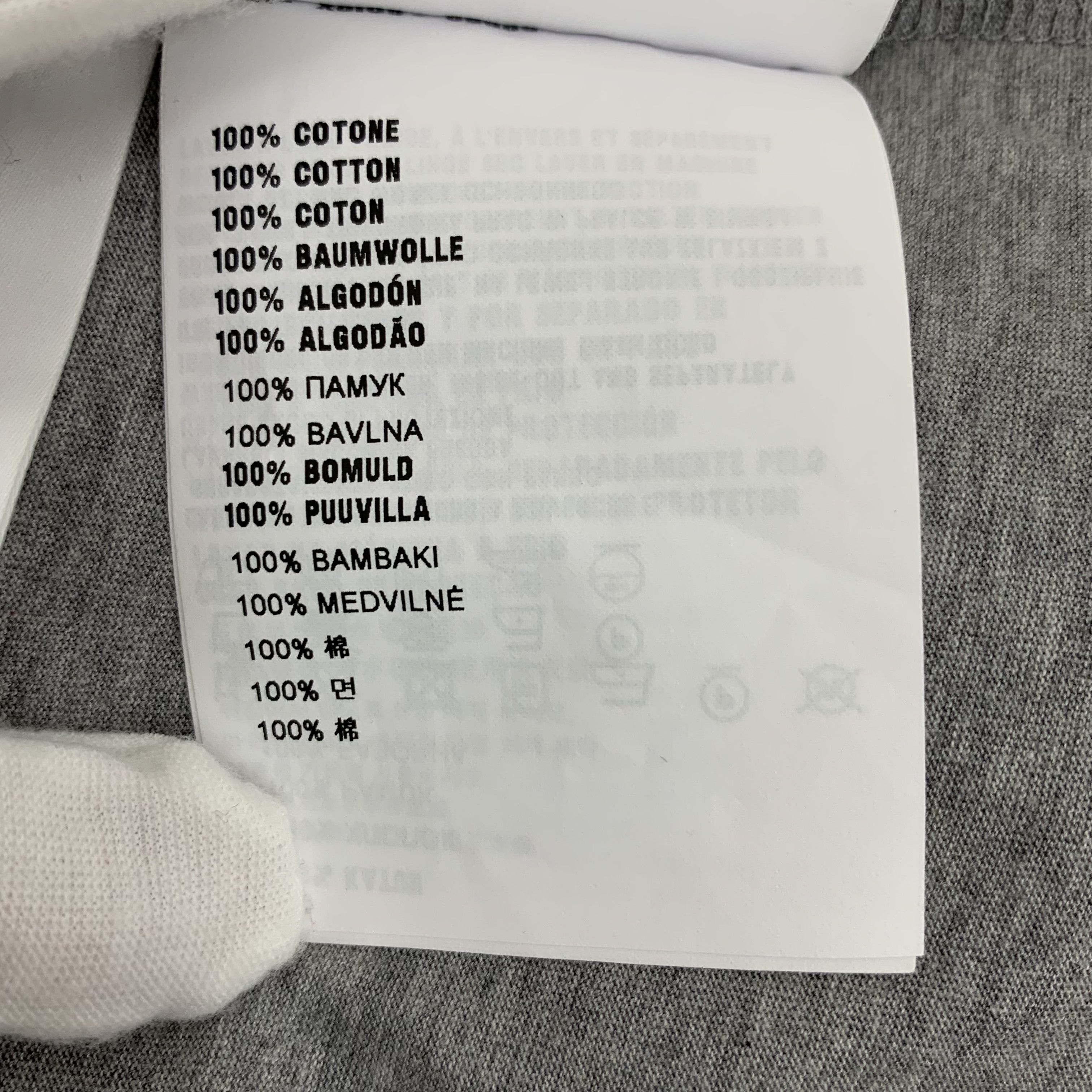 Miu Miu Miu Miu Logo Tee Grey (M) Size M / US 6-8 / IT 42-44 - 9 Thumbnail