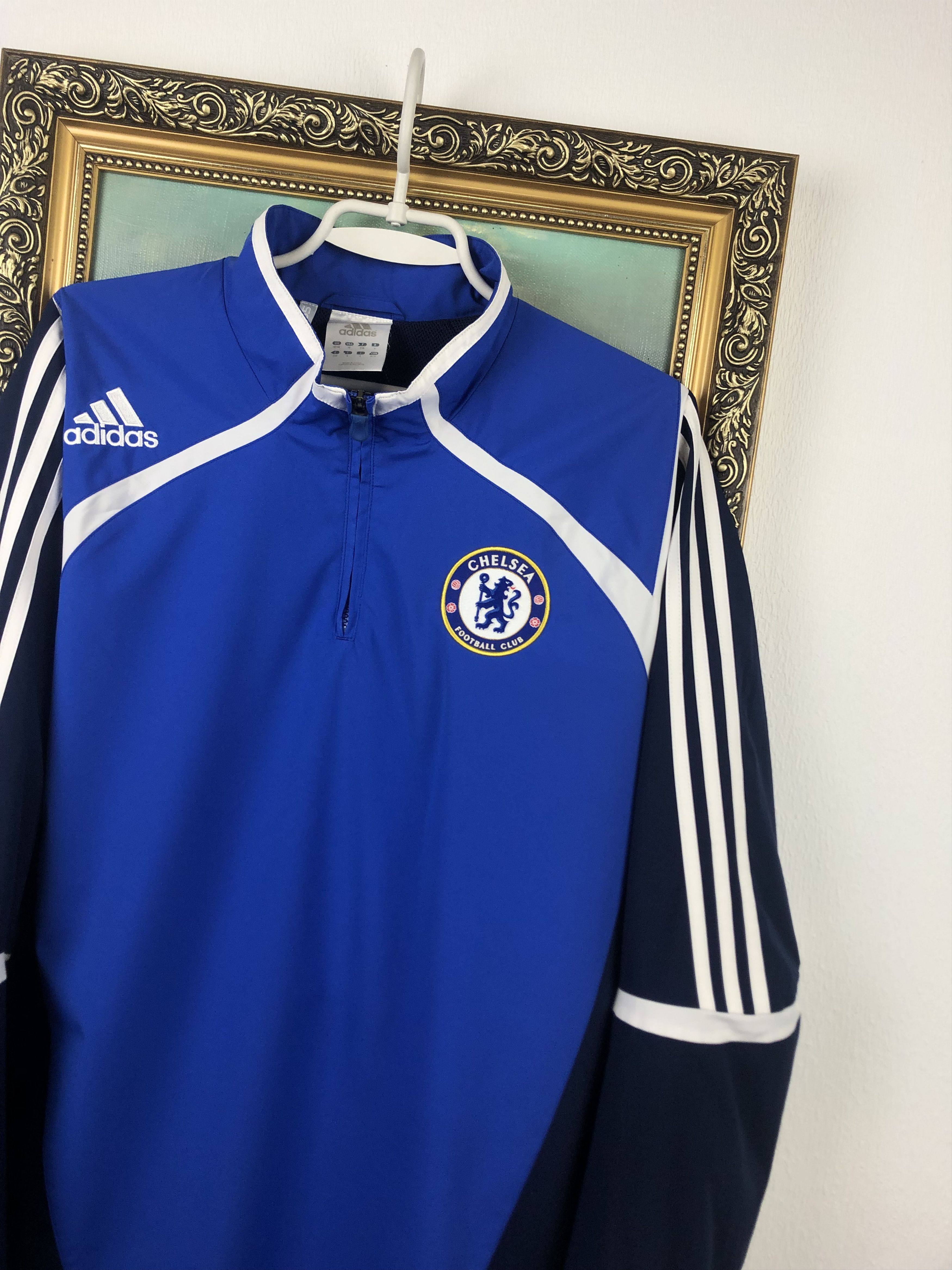 Adidas Vintage Chelsea Football Sweatshirt Soccer Jacket Rare Size US M / EU 48-50 / 2 - 4 Thumbnail