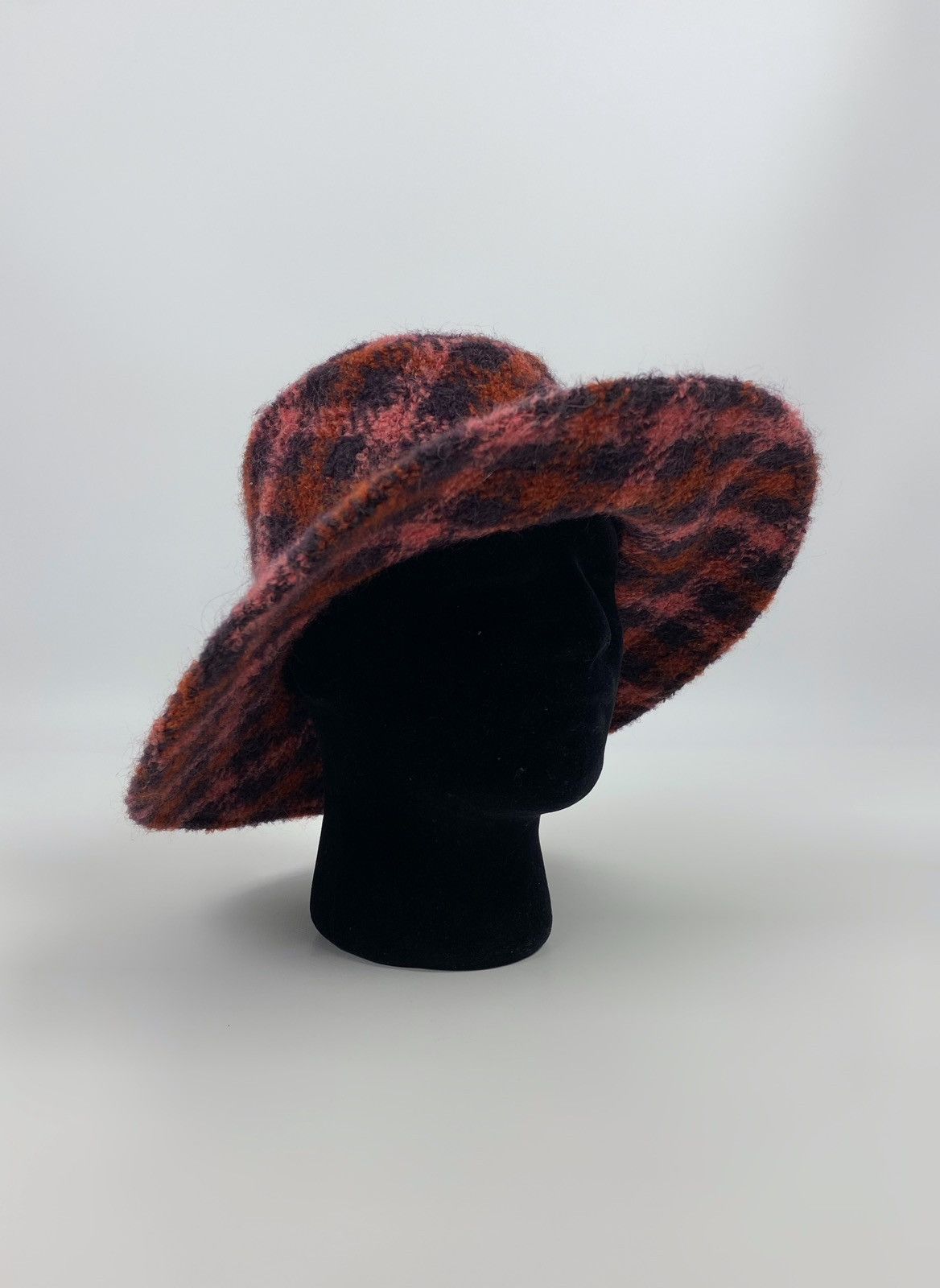 Borsalino Borsalino Wool Check Hat Size ONE SIZE - 1 Thumbnail