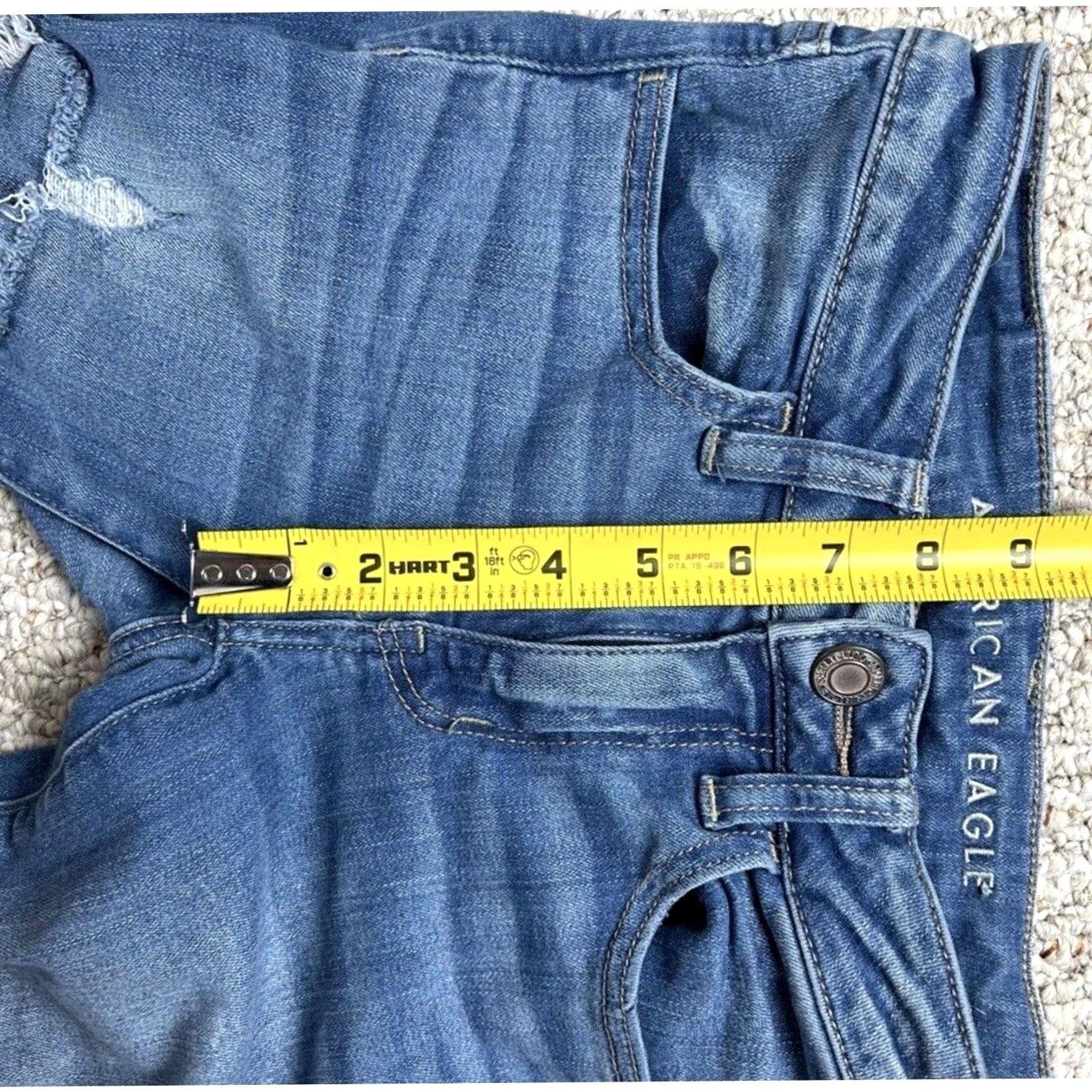 American Eagle Outfitters American Eagle Jeans Womens Size 2 Regular Next Level Stretch Skinny Blue Denim Size 26" / US 2 / IT 38 - 7 Thumbnail