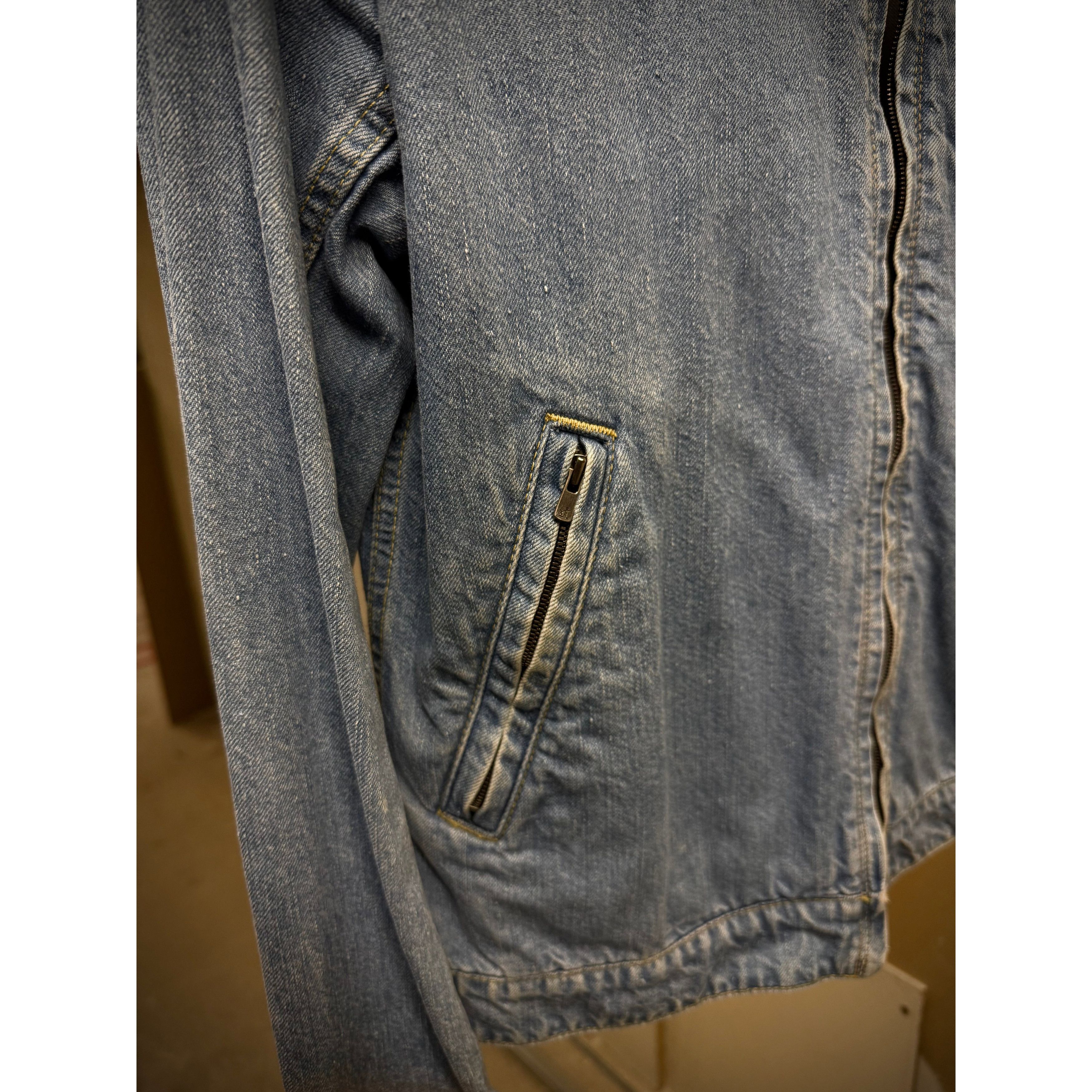The Viridi-anne The Viridi-Anne Light Wash Denim Excella Zip-Up Work Jacket Size US S / EU 44-46 / 1 - 6 Thumbnail