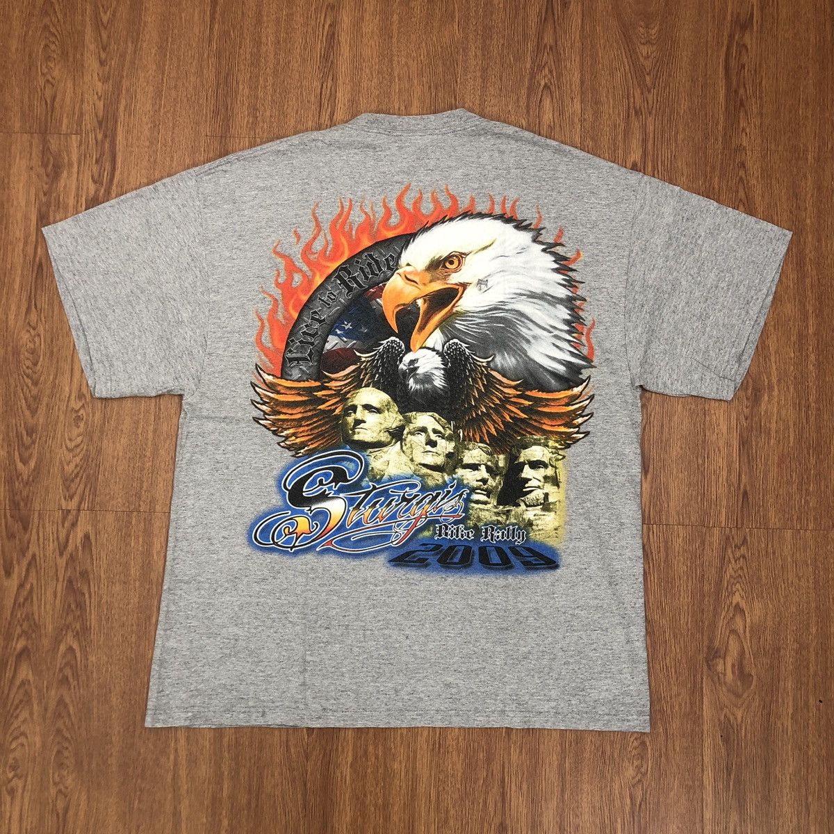 Harley Davidson × Vintage Live to ride 2009 t-shirt Size US L / EU 52-54 / 3 - 1 Thumbnail
