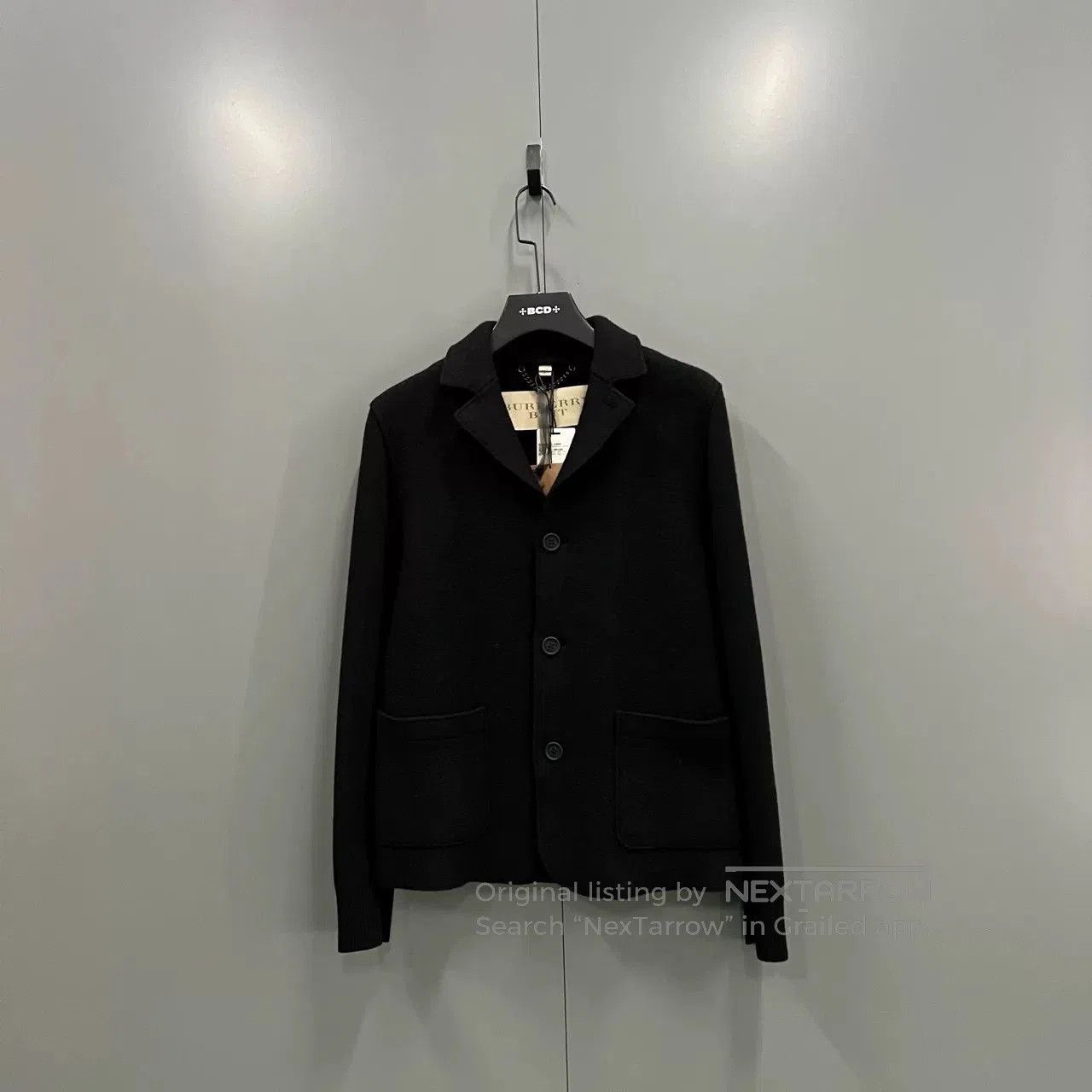 Burberry Burberry Black Wool Coat S. Size US S / EU 44-46 / 1 - 1 Thumbnail