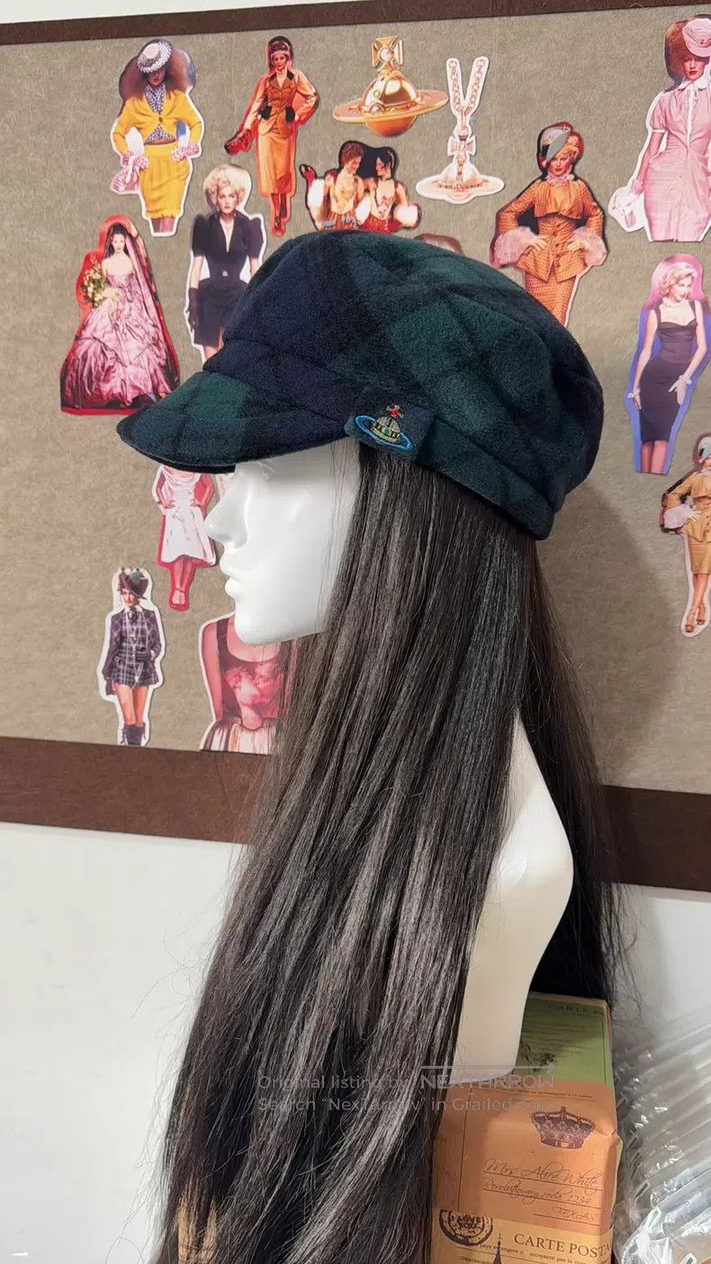 Vivienne Westwood Vivienne Westwood Out-of-Print Plaid Newsboy Cap Size ONE SIZE - 2 Thumbnail