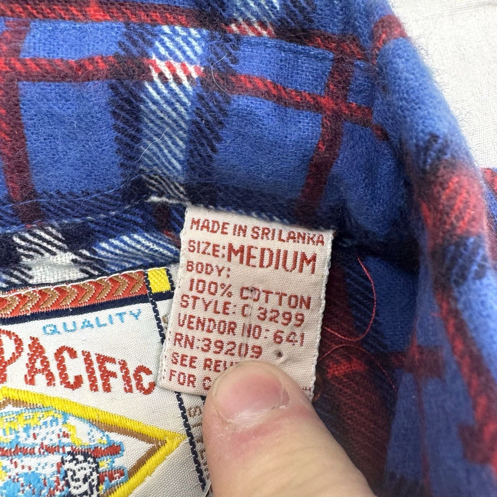 Vintage VINTAGE Sierra Pacific Shirt Adult Medium Plaid Flannel NWT Blue 90s Western Pear Snap Button-Up Mens Size US M / EU 48-50 / 2 - 4 Thumbnail
