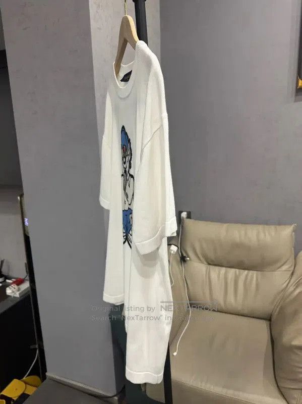 Louis Vuitton Louis Vuitton White Cotton Women's T. Size L / US 10 / IT 46 - 3 Thumbnail