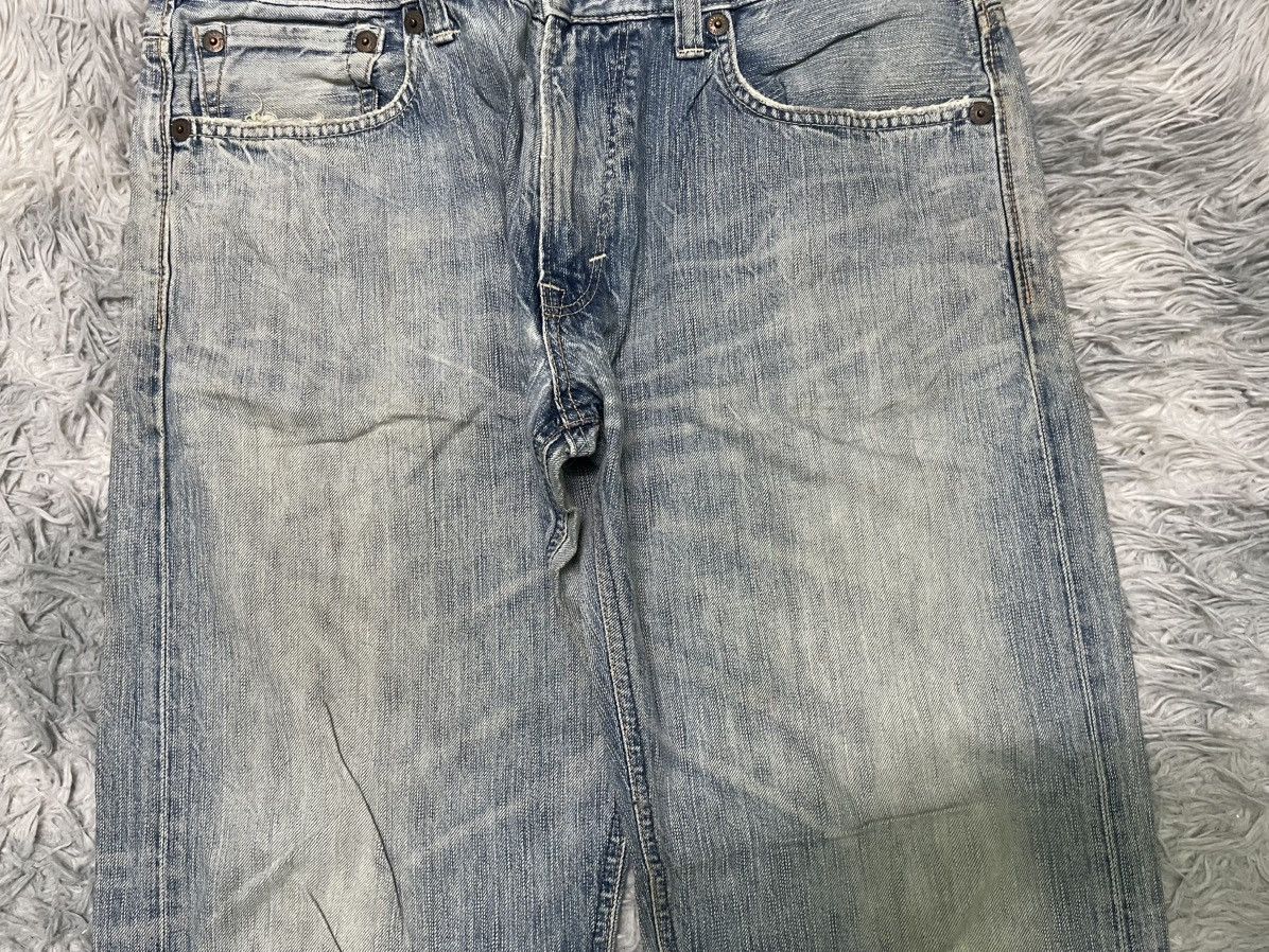 Edwin 2000s EDWIN 503 JEANS RARE DESIGN DISTRESSED Size US 36 / EU 52 - 6 Thumbnail