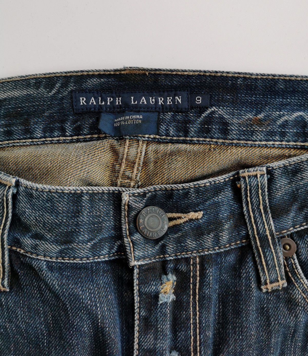 Ralph Lauren Ralph Lauren Bootcut Distressed Jeans Size 29" - 3 Thumbnail