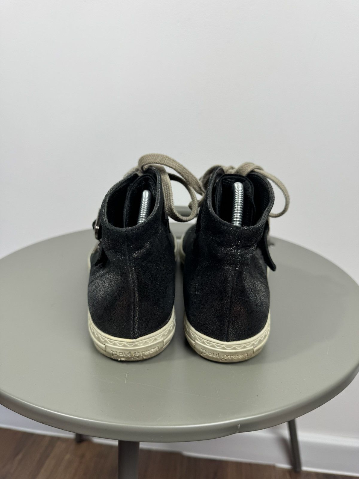 Other Paul Green Black High Top Sneakers Buckle Shoes 39 Size US 8 / IT 38 - 10 Thumbnail