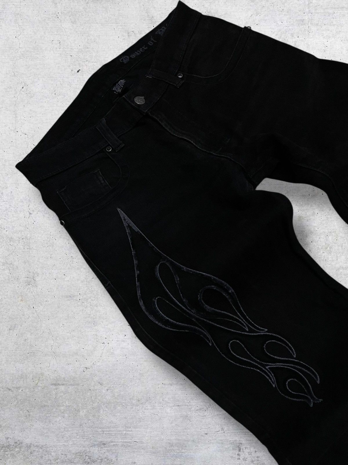 Japanese Brand VINTAGE 11 11 MADE IN USA OG TRIBAL TATTOO SUEDE DENIM 90S Size US 30 / EU 46 - 7 Thumbnail