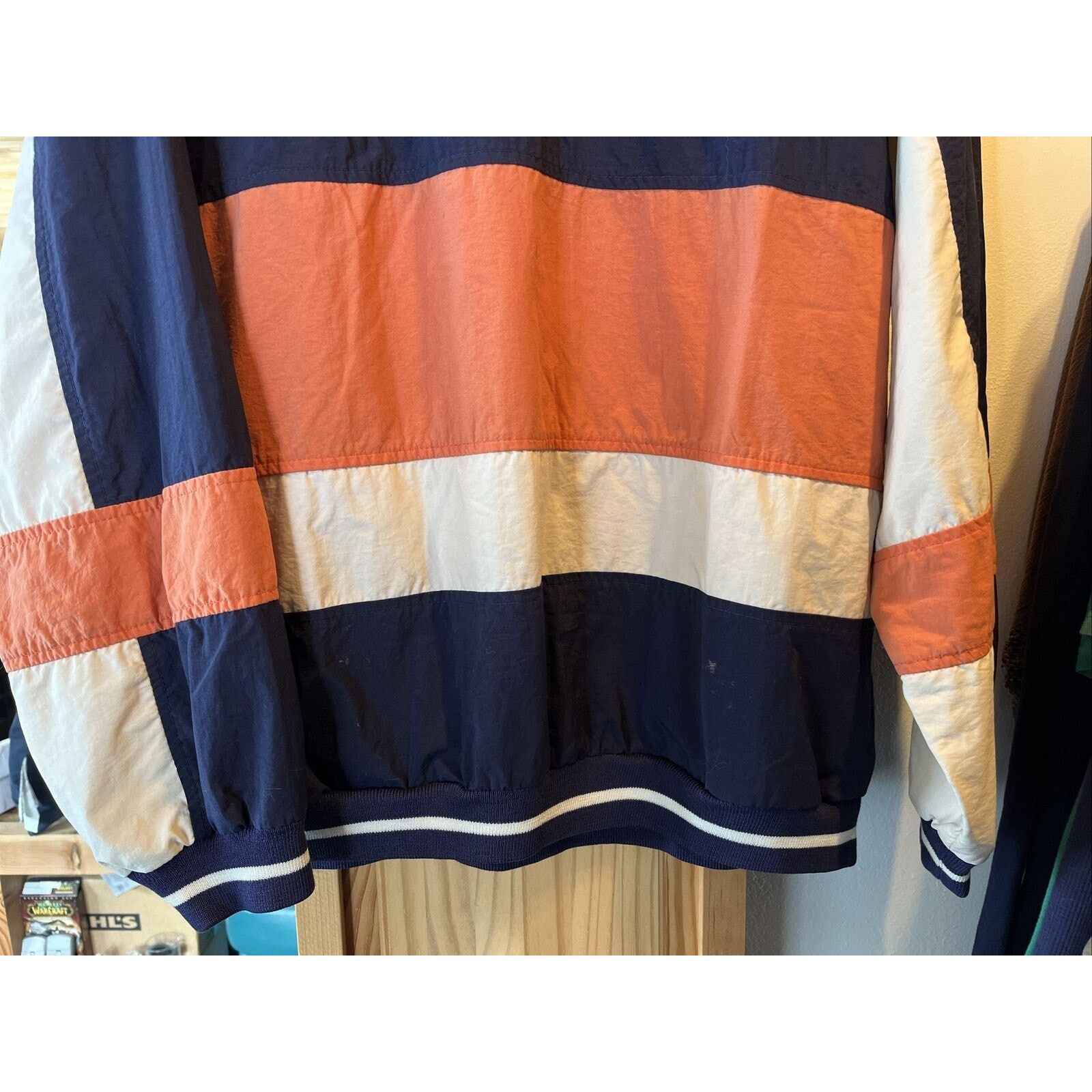 Izod Izod Sport VTG Men’s M Navy Blue Orange Pullover Sweatshirt Size US M / EU 48-50 / 2 - 7 Thumbnail