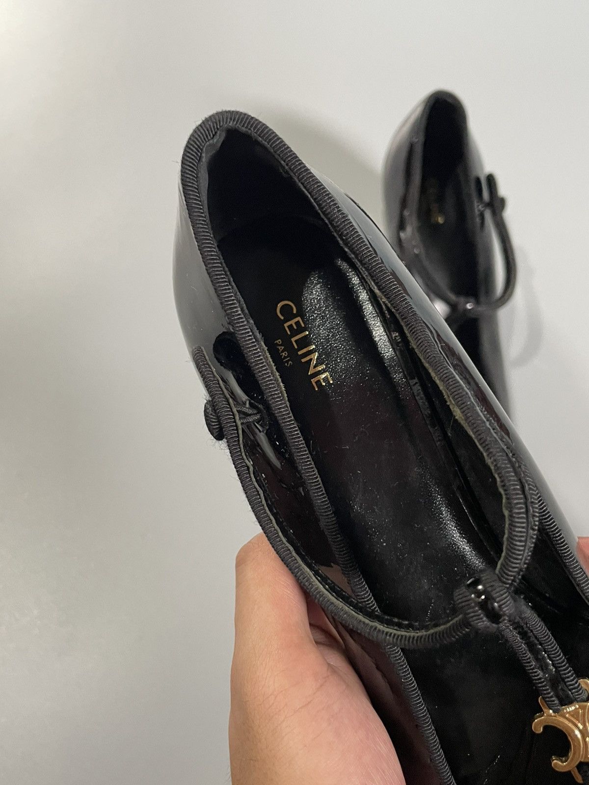 Celine Celine patent leather "Babies" T-bar pumps Size US 8 / IT 38 - 5 Thumbnail