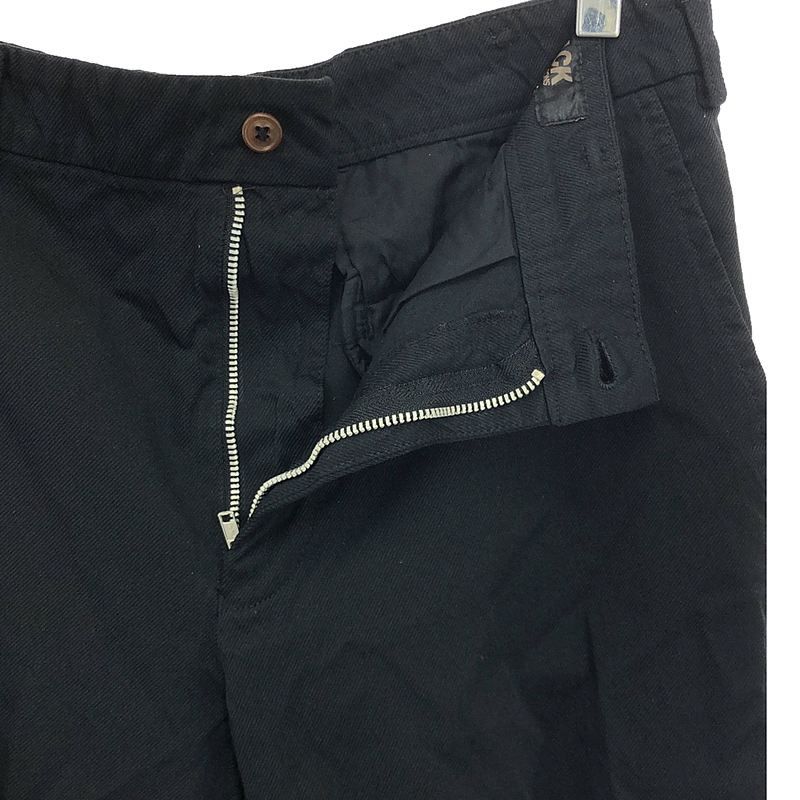 Comme des Garcons Black Casual Pants Poly shrunken knee-switch tapered pants Black Size US 31 - 4 Thumbnail