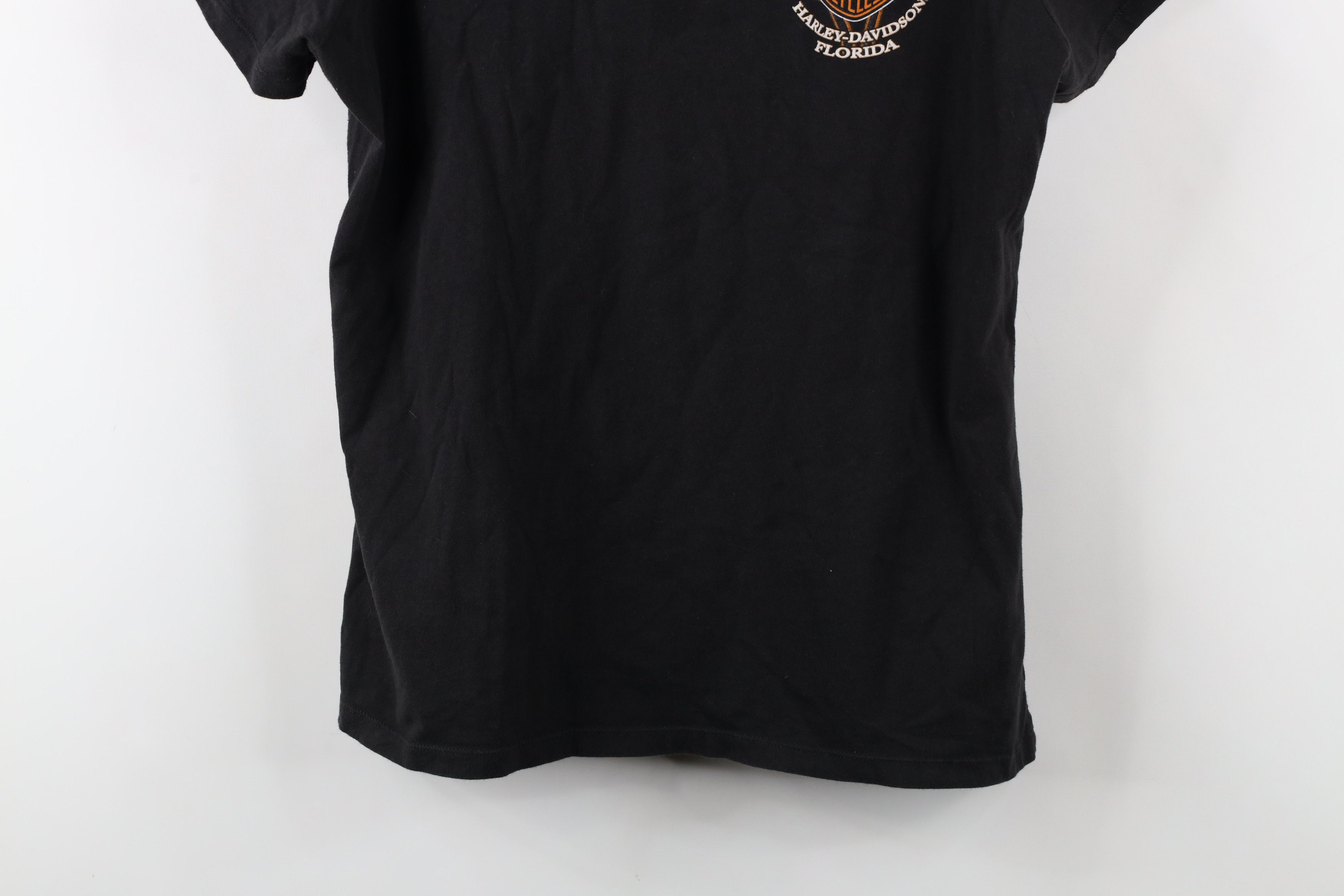 Harley Davidson × Vintage Y2K Harley Davidson Spell Key West Flordia V-Neck T-Shirt Size XXL / US 16-18 / IT 52-54 - 3 Thumbnail
