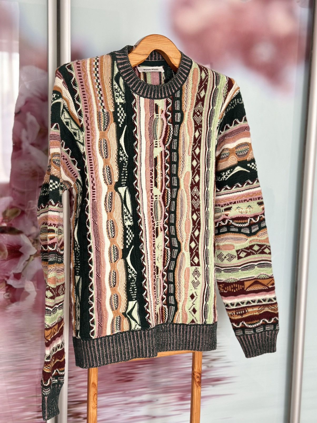 Wood Wood Wood Wood Men's Beckett Coogi Knit Multicolor 100% wool Size US M / EU 48-50 / 2 - 3 Thumbnail