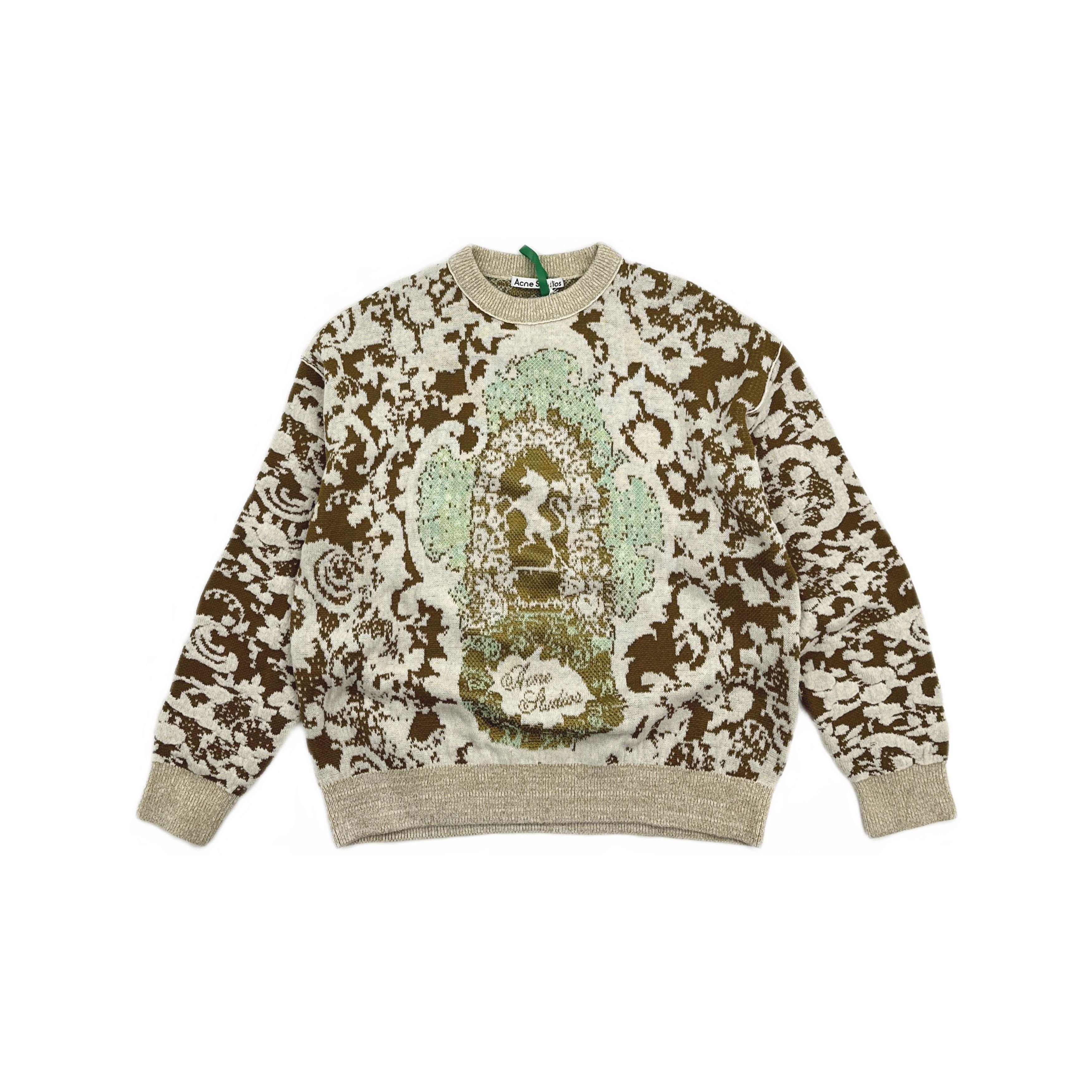 Acne Studios Acne Studios Jacquard Crewneck Sweater Size S Size US S / EU 44-46 / 1 - 1 Thumbnail