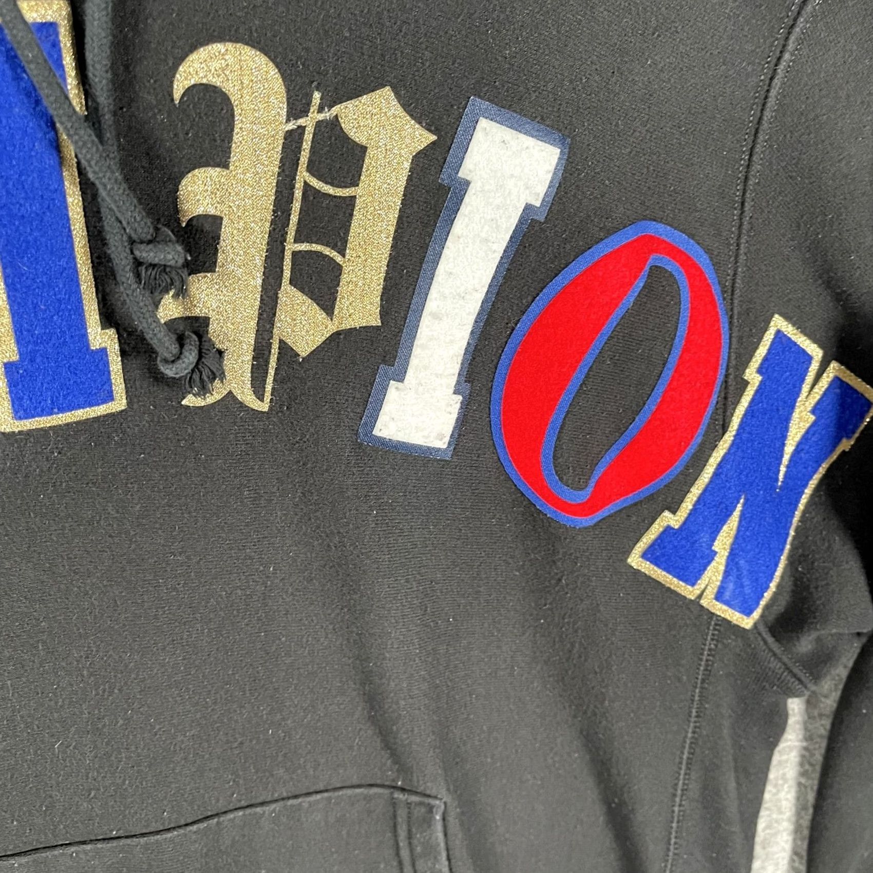 Champion Champion Hoodie Mens XL Black Reverse Weave CHAMPION Spellout Graphic Pullover Size US XL / EU 56 / 4 - 6 Thumbnail
