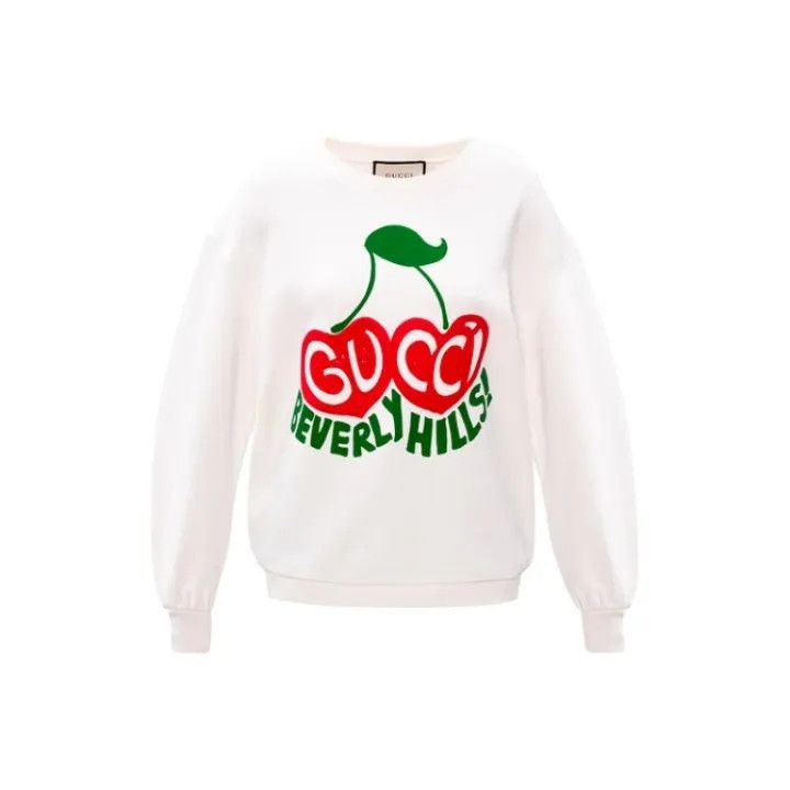 Gucci Gucci Beverly Hills Cherry Print Sweatshirt Size XS / US 0-2 / IT 36-38 - 1 Thumbnail
