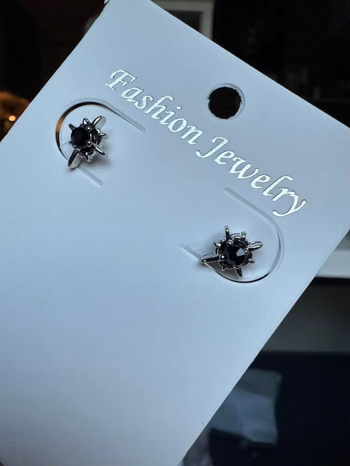 Jewelry CZ Star Stud Earrings for Men Women Size ONE SIZE - 3 Thumbnail