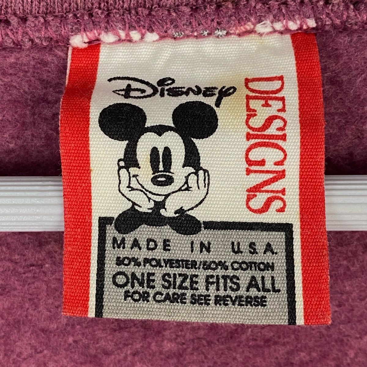Disney × Vintage Vintage Disneyland MinnieMouse Turtleneck Sweatshirt Pink Size L / US 10 / IT 46 - 7 Thumbnail