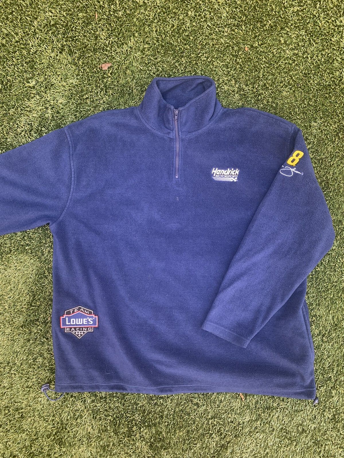 NASCAR × Vintage × Winners Circle Winners Circle Lowe’s Racing Fleece Pullover Size US XL / EU 56 / 4 - 1 Thumbnail