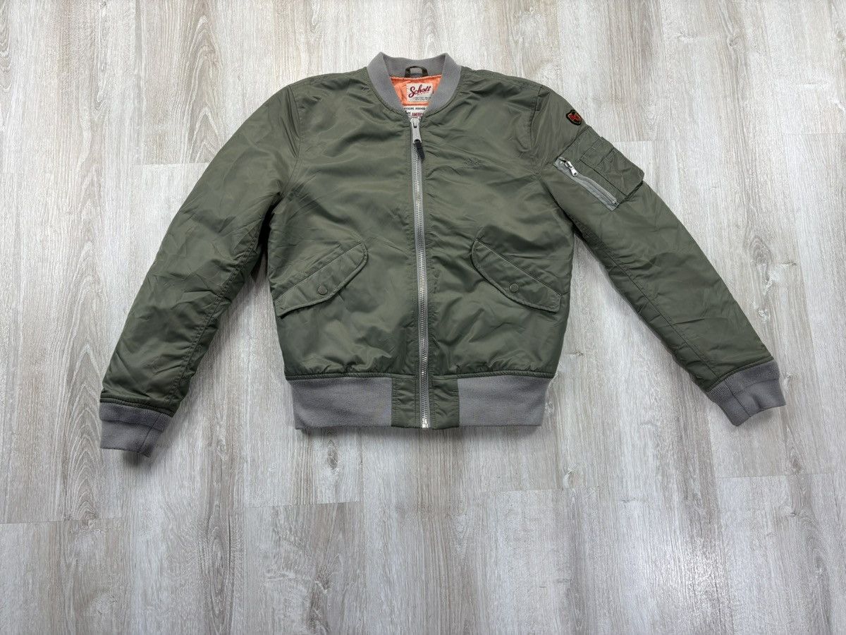 Mens bomber jacket Schott Size M