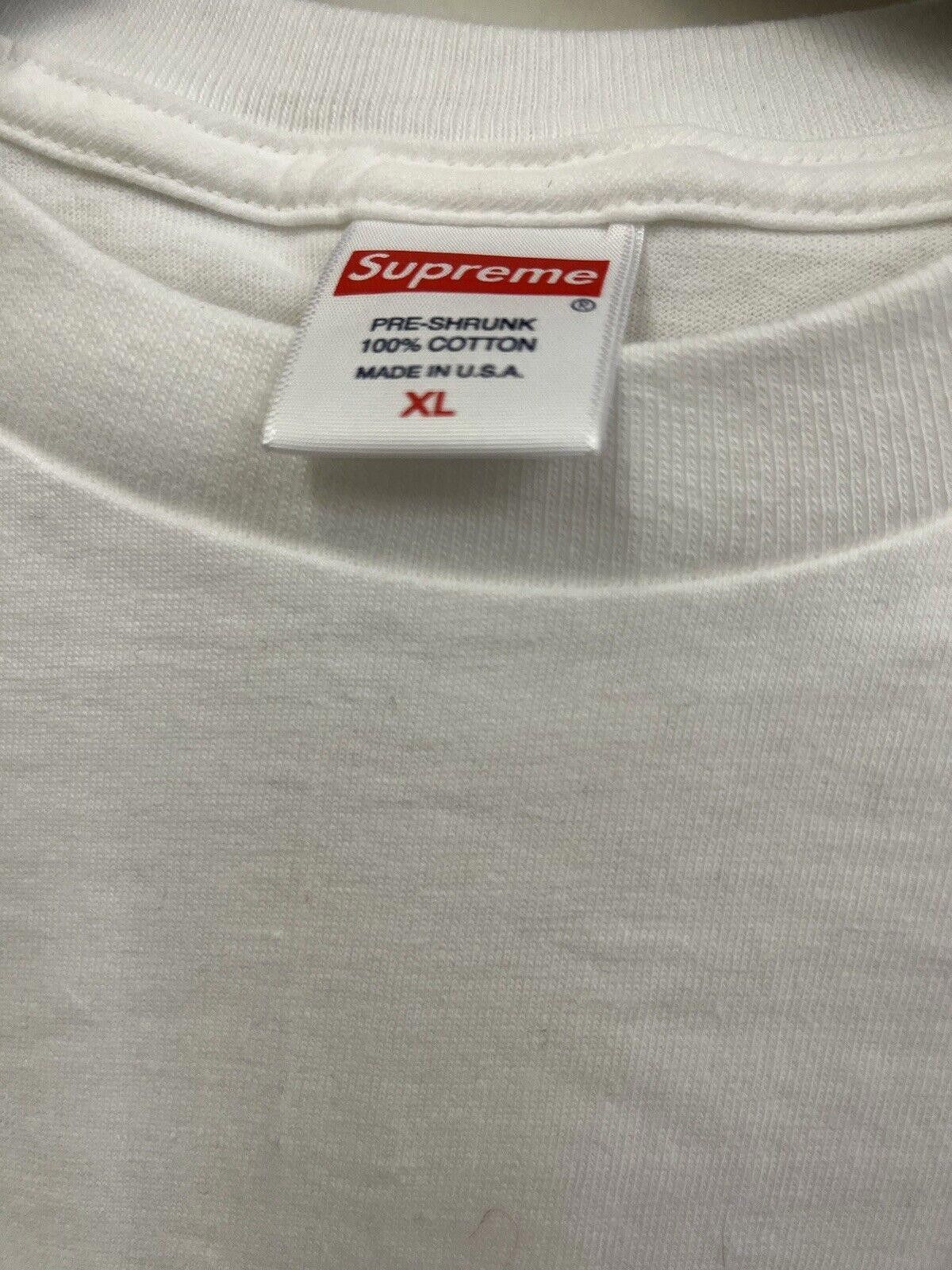 Supreme 2021 Supreme Milano Tee White Sz XL Size US XL / EU 56 / 4 - 5 Thumbnail