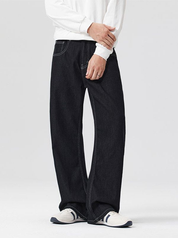 Japanese Brand American high street style men's loose straight leg jeans Size US 32 / EU 48 - 1 Thumbnail