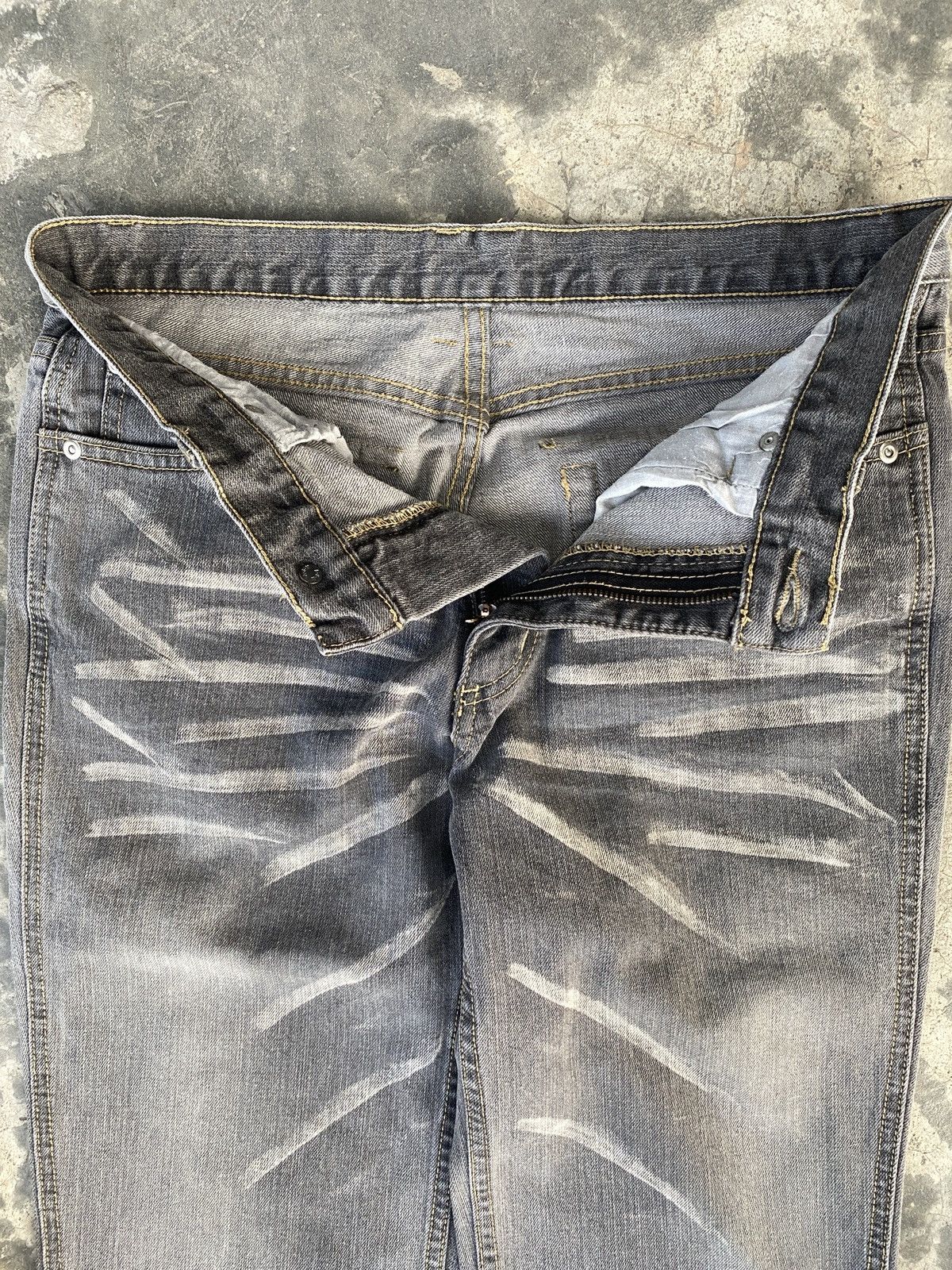 Japanese Brand Vintage Atelier Sab Men Flare Jeans Size US 32 / EU 48 - 11 Thumbnail