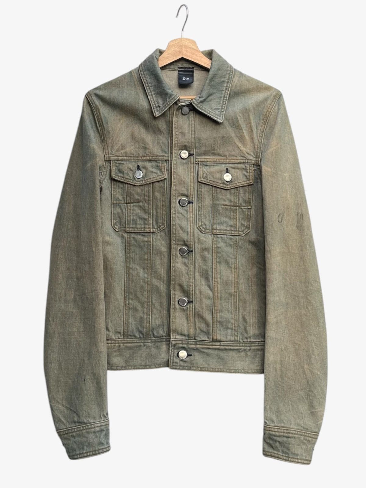 Dior × Hedi Slimane Dior Homme SS04 'Strip' Waxed Coated Destroyed