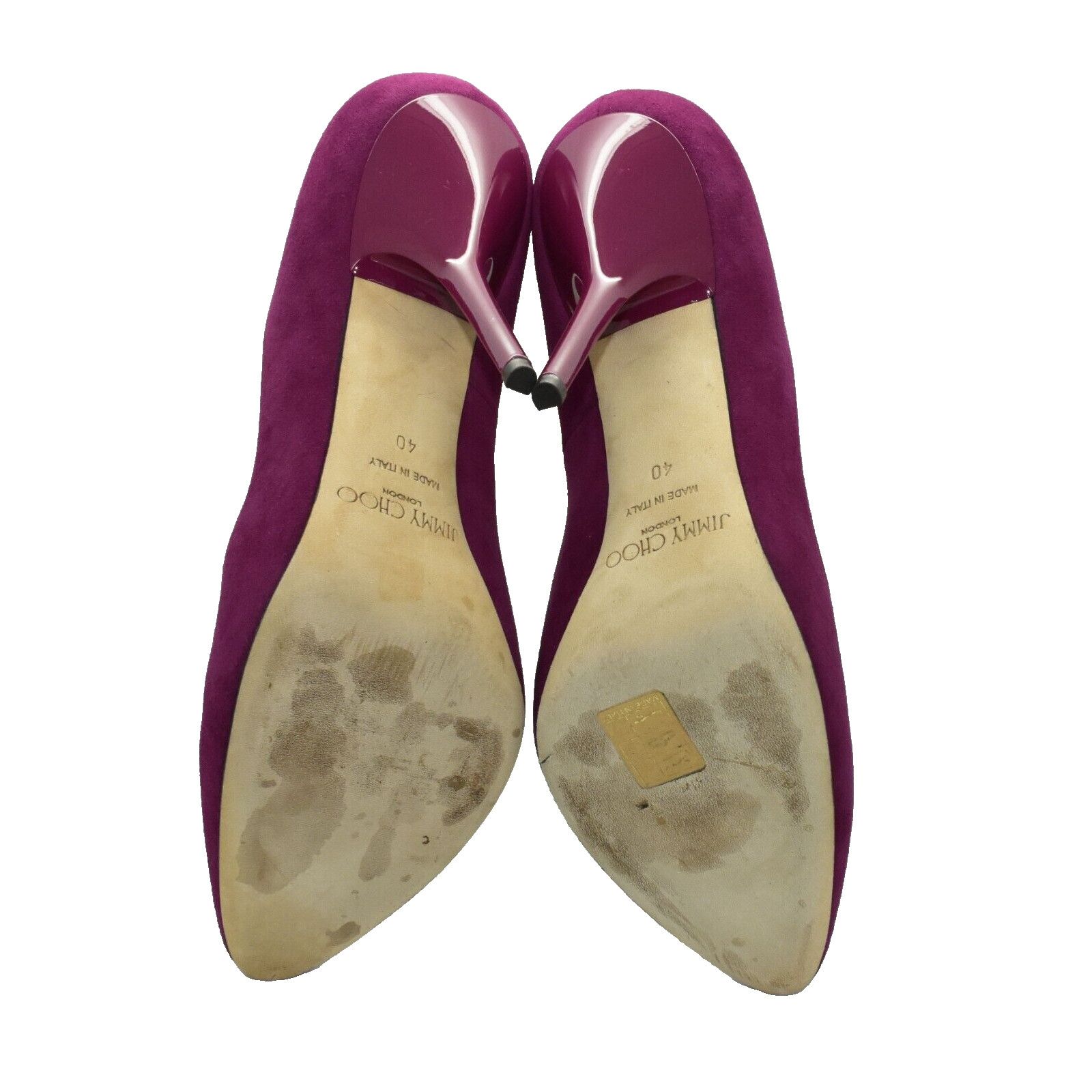 Jimmy Choo JIMMY CHOO Fuchsia Suede Stiletto Heels Pump Shoes Size 40 Size US 10 / IT 40 - 7 Thumbnail