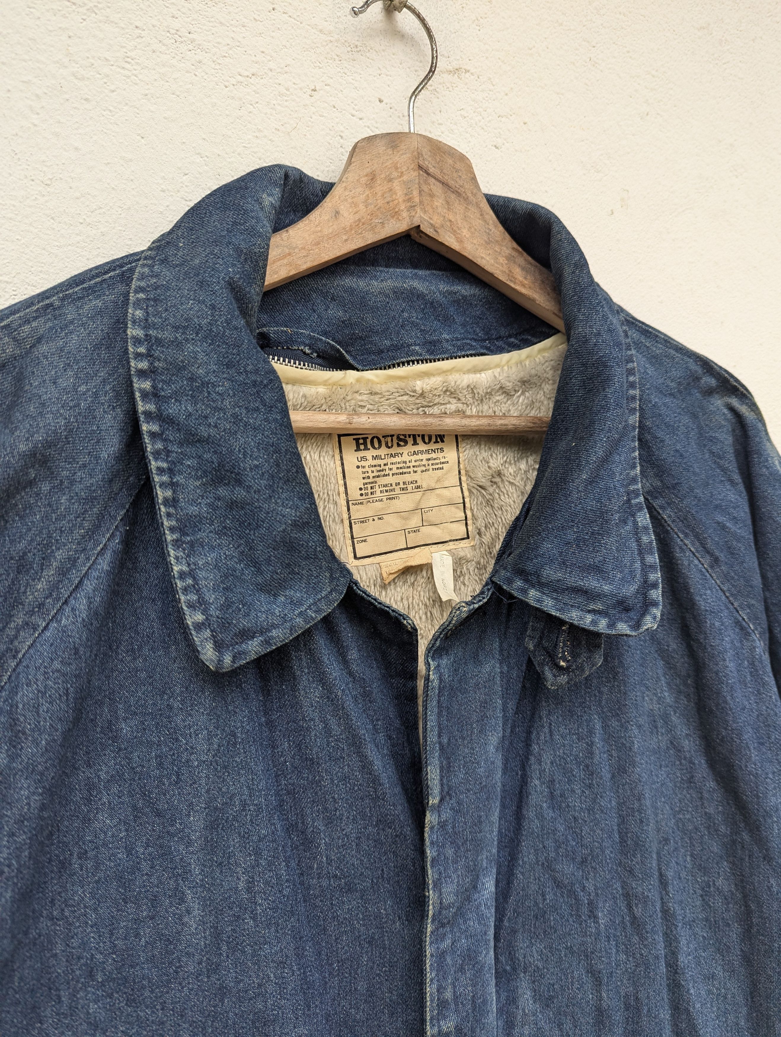Vintage HOUSTON US MILITARY GARMENT DENIM PARKA Size US L / EU 52-54 / 3 - 5 Thumbnail