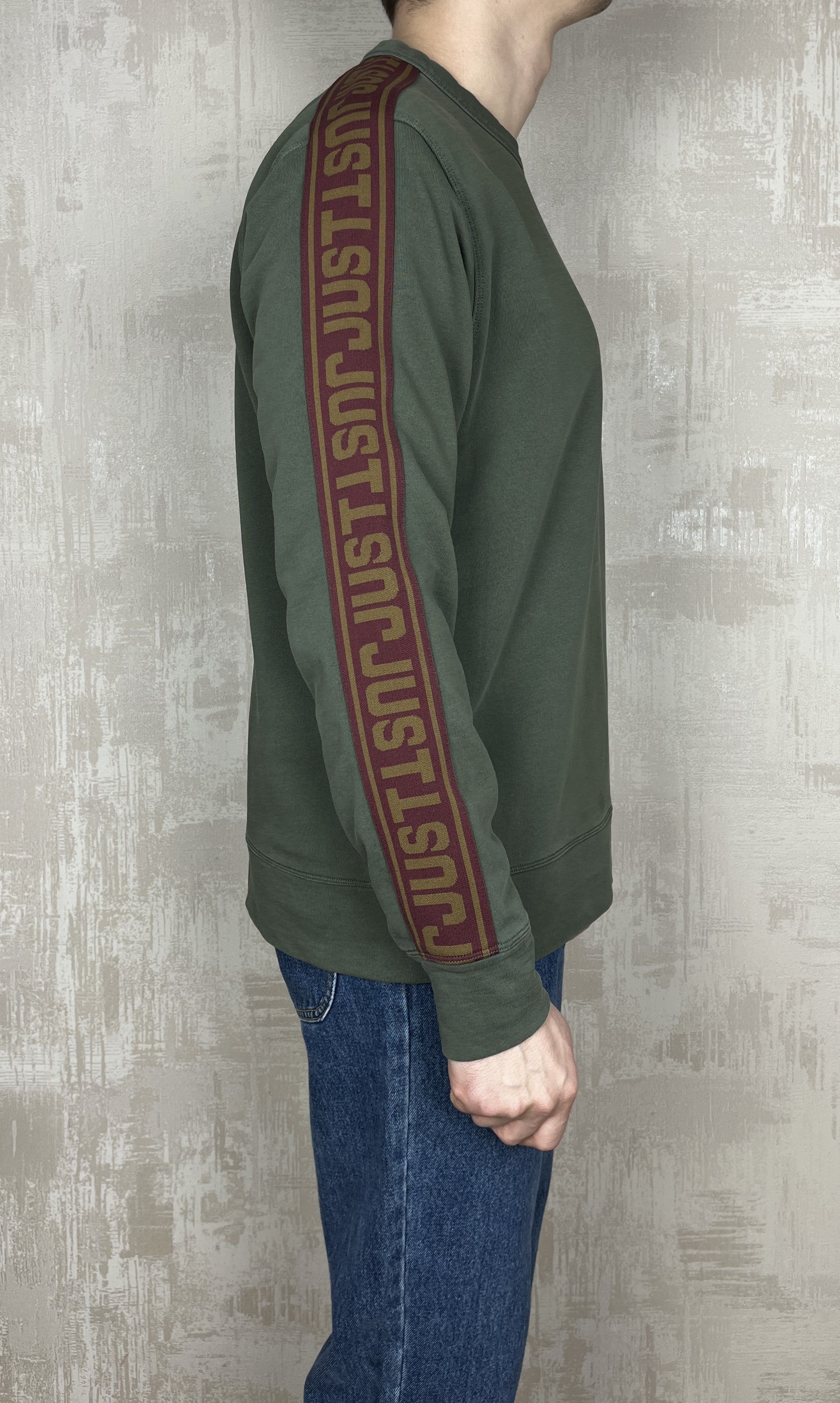Just Cavalli Just Cavalli Tape Sleeve Sweatshirt Crew Neck Size US L / EU 52-54 / 3 - 8 Thumbnail